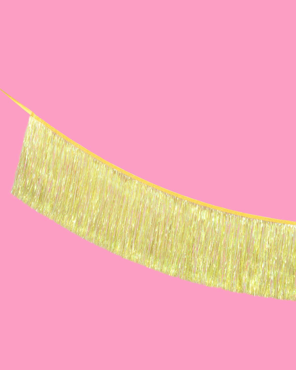 xo, Fetti Yellow Fringe Banner - 5 Ft. | Groovy Bachelorette Party Decorations, Pastel Preppy Birthday Party Decor, Smiley Baby Shower Supplies, Photo Booth Backdrop, HBD