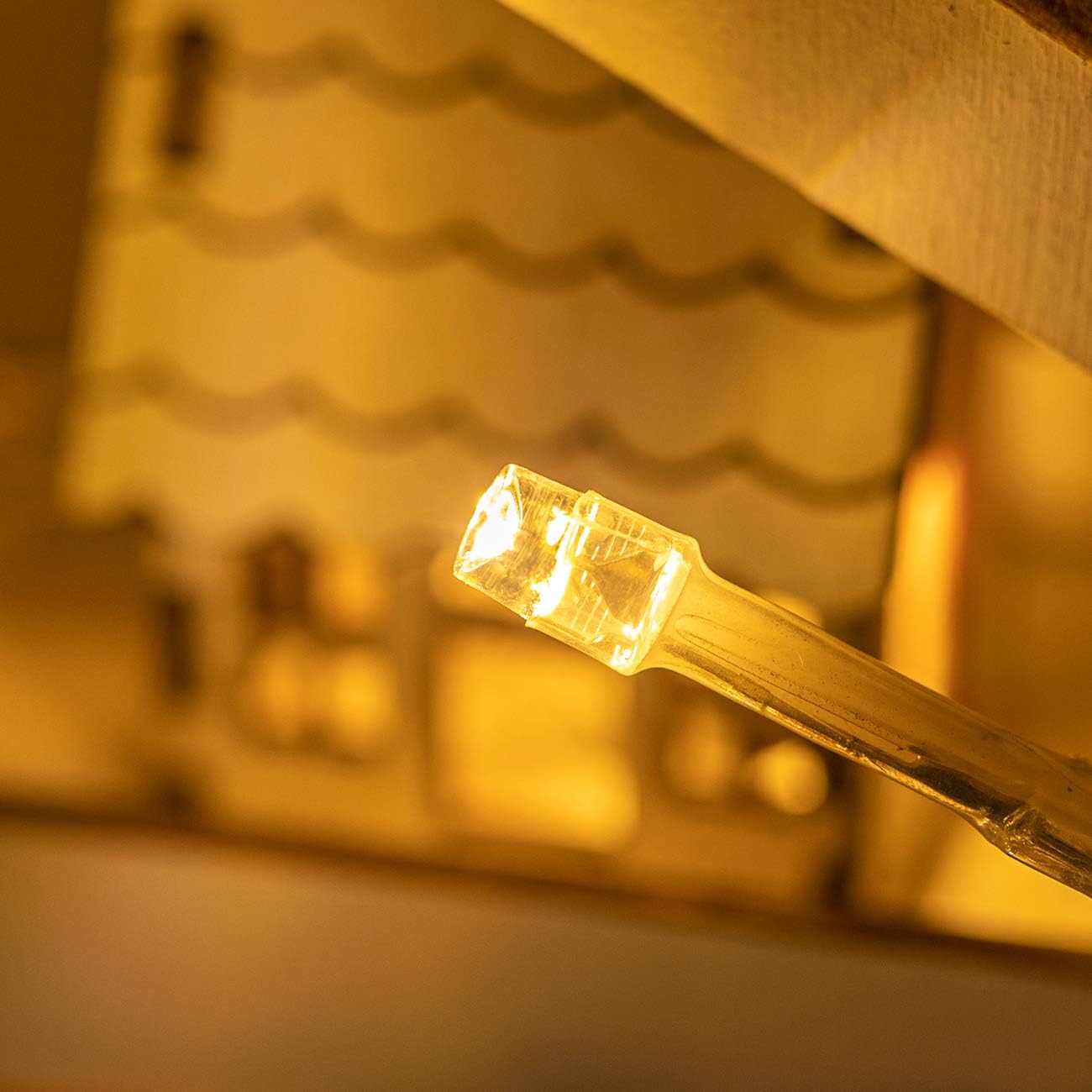 AWQ 300 LED 6.6ft x 9.8ft Window Curtain String Light Window Fairy Lights 8 Modes for Christmas Wedding Home Garden Bedroom Outdoor Indoor Wall Decor (Warm White)