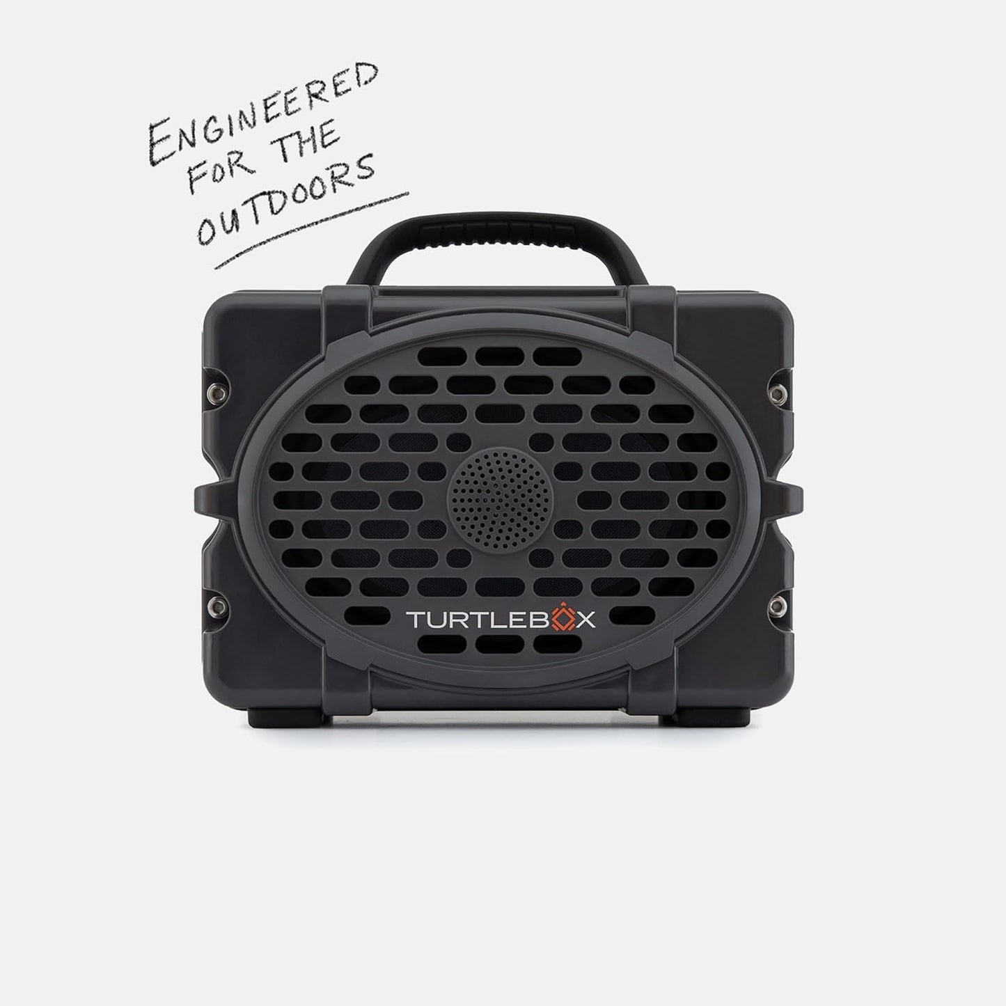 Turtlebox Original Gen 3: Portable Outdoor Bluetooth Speaker – Ultra-Loud (120dB), Waterproof (IP67), Rugged, Impact-Resistant, 3-Day Battery | Party Mode: Unlimited Pairing Stereo, Gray/Royal Blue
