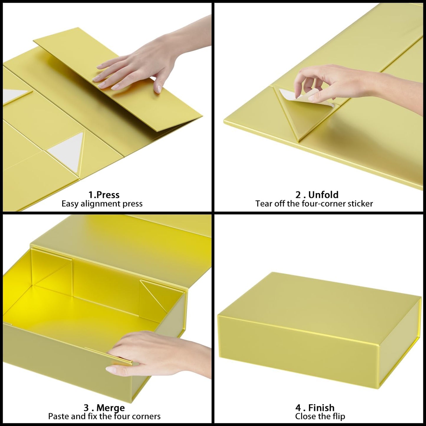 Gift Boxs 11.9" x 8.5" x 3.3" with Magnetic Closure Lid Gift Boxs for Presents,Bridesmaid Gifts Box,Cute Box,Birthday Gift box,Luxury for Gift Packaging, Magnetic Gift Box for Wrapping Gifts