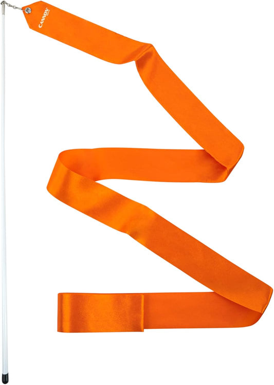 Cannon Sports Gymnastics Wand for Dancing, Cheerleading, Olympic Tournament, & Artistic Competitions (Orange)