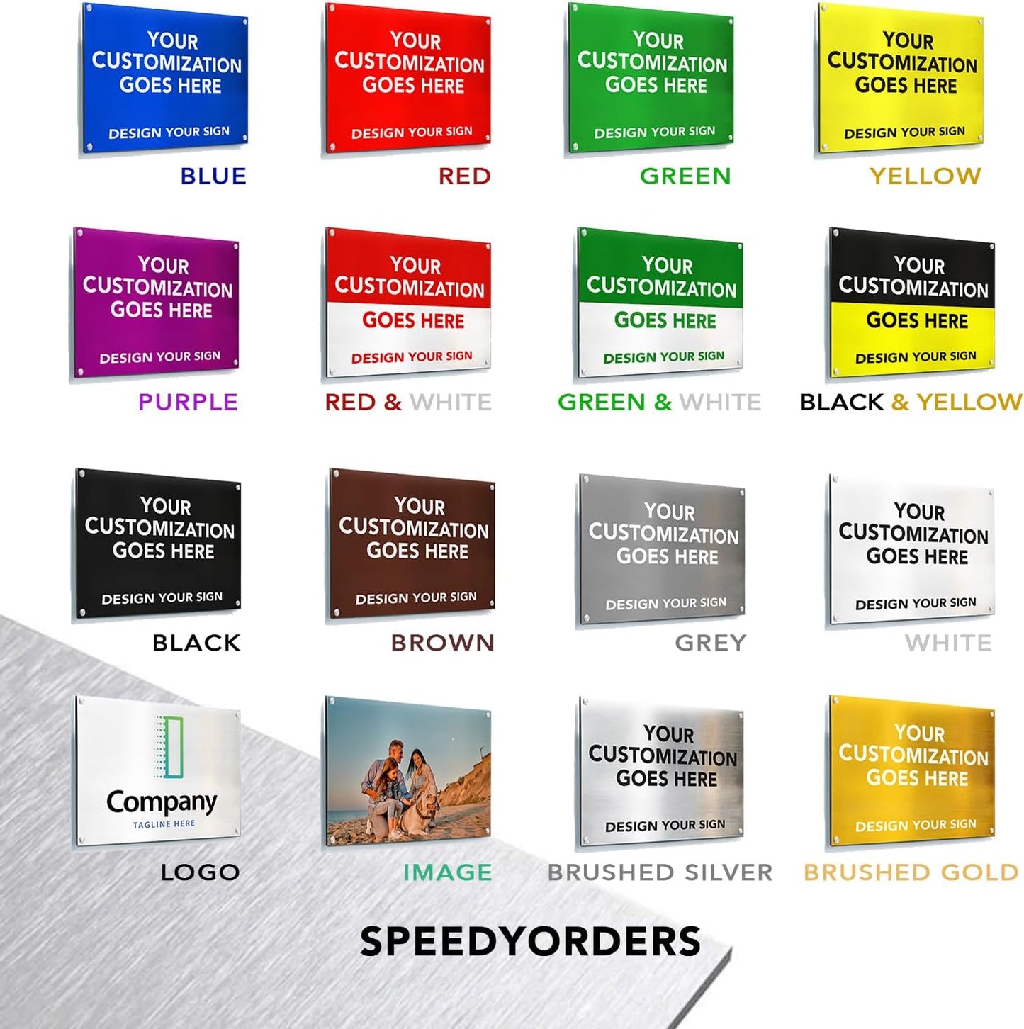 Custom Outdoor Metal Signs, Personalized Aluminum Signs, Customized Safety Signs, Metal Business Signs, Waterproof Outdoor Business Signs, White Aluminum (White, 30x24 In)