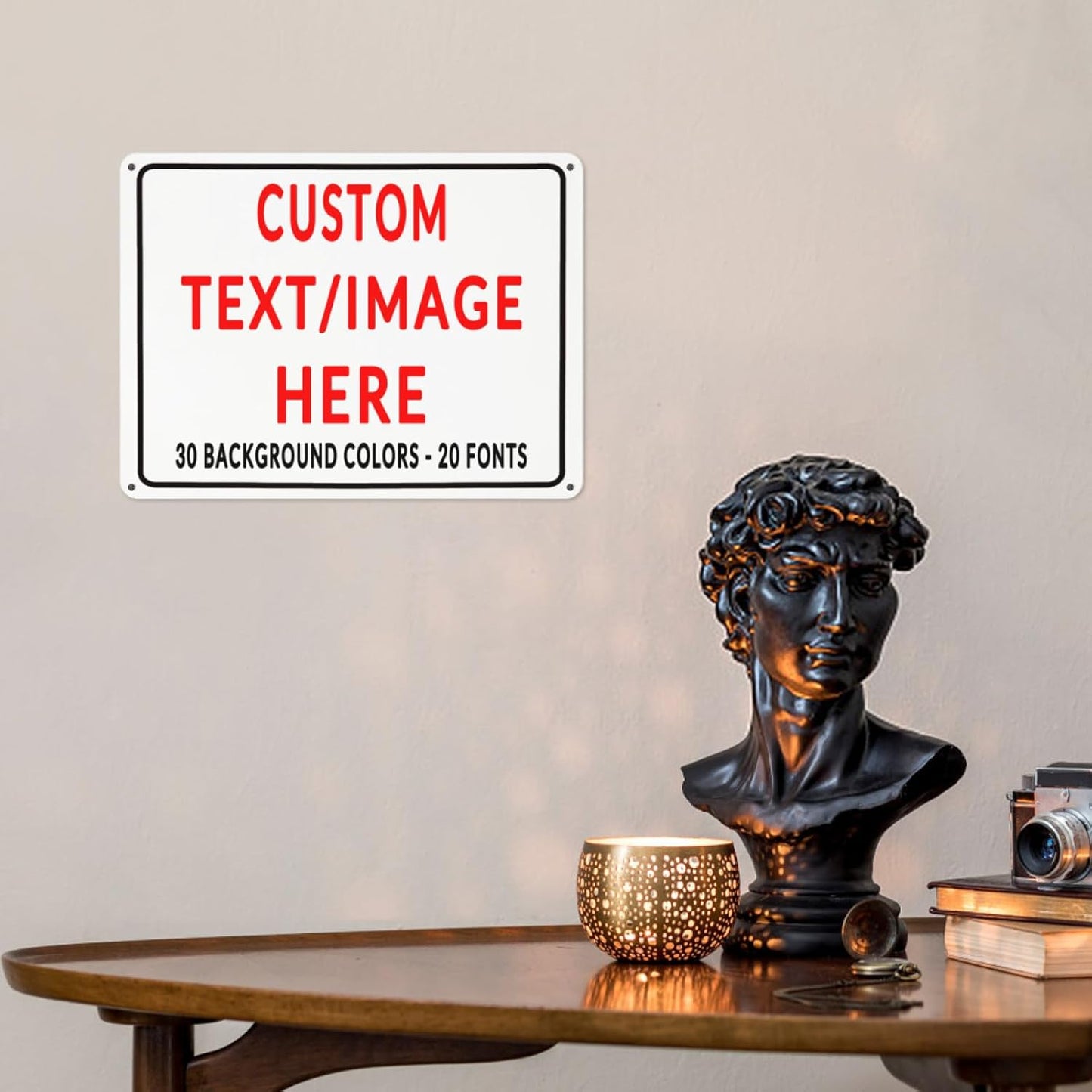 Custom Sign Personalized Custom Metal Sign, Customize For Office, Business, Workplace, Office, Home, Delivery Signs 12x16