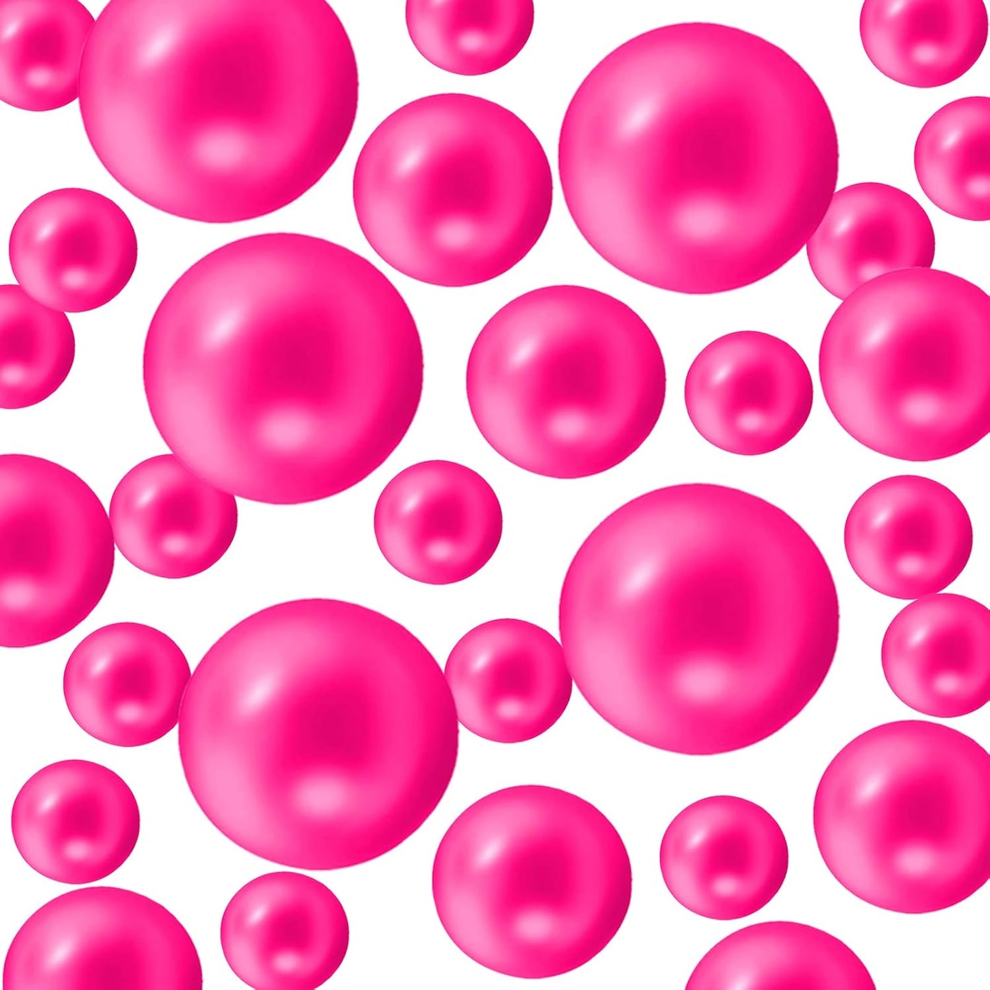 300Pcs Vase Filler Rosepink No Hole Faux Pearl Beads for Vase Filling Decorations, Candle Centerpieces, Wedding Centerpieces, Home Party Decor (8/14/20mm)