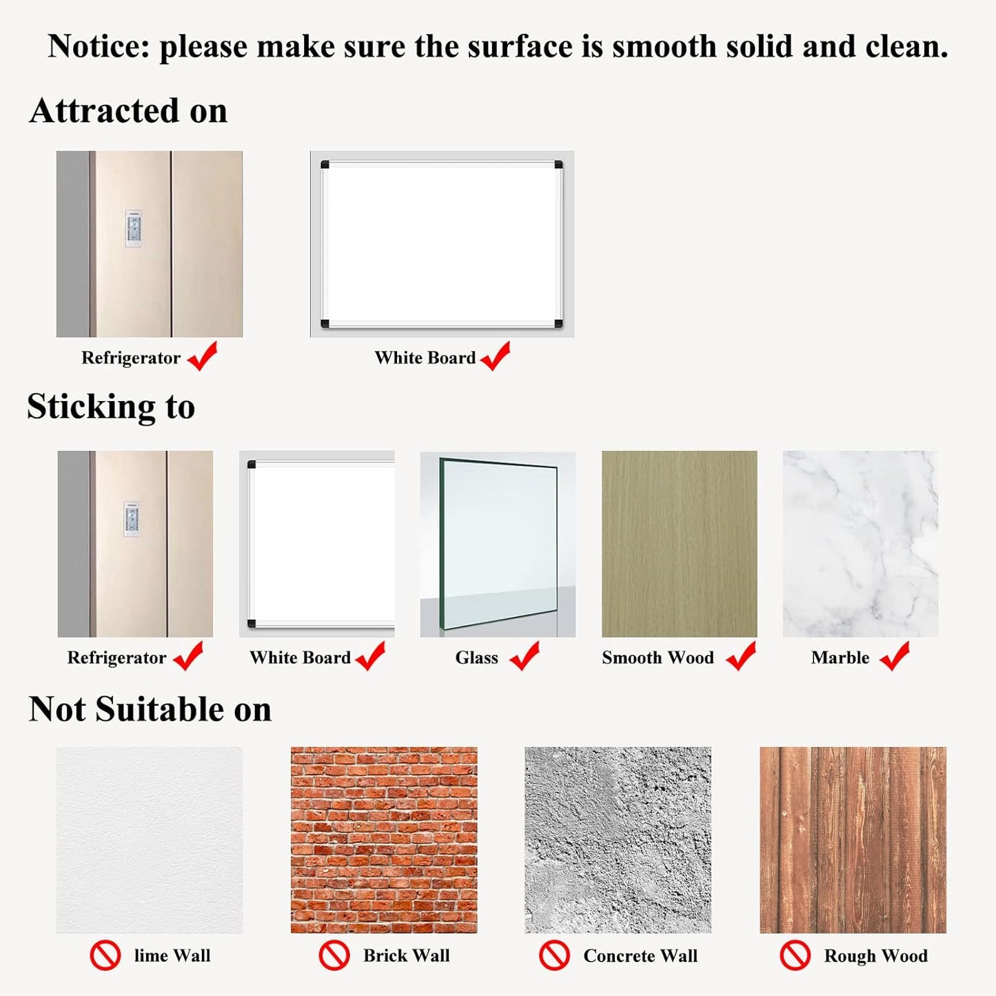 CRUGLA 8.5x11 Magnetic Frame Sheet with Self Adhesive Backing, Poster Certificate Carft Picture Photo Frame for Refrigerator Office Glass Window Door Cubicle Tile, 12 Pack