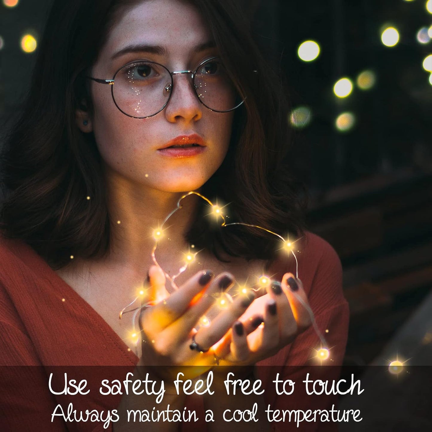 24 Pack LED Fairy Lights Battery Operated 7Ft 20Led Warm White Mini String Lights Waterproof Christmas Lights for Mason Jars Bedroom DIY Party Wedding Christmas Decor