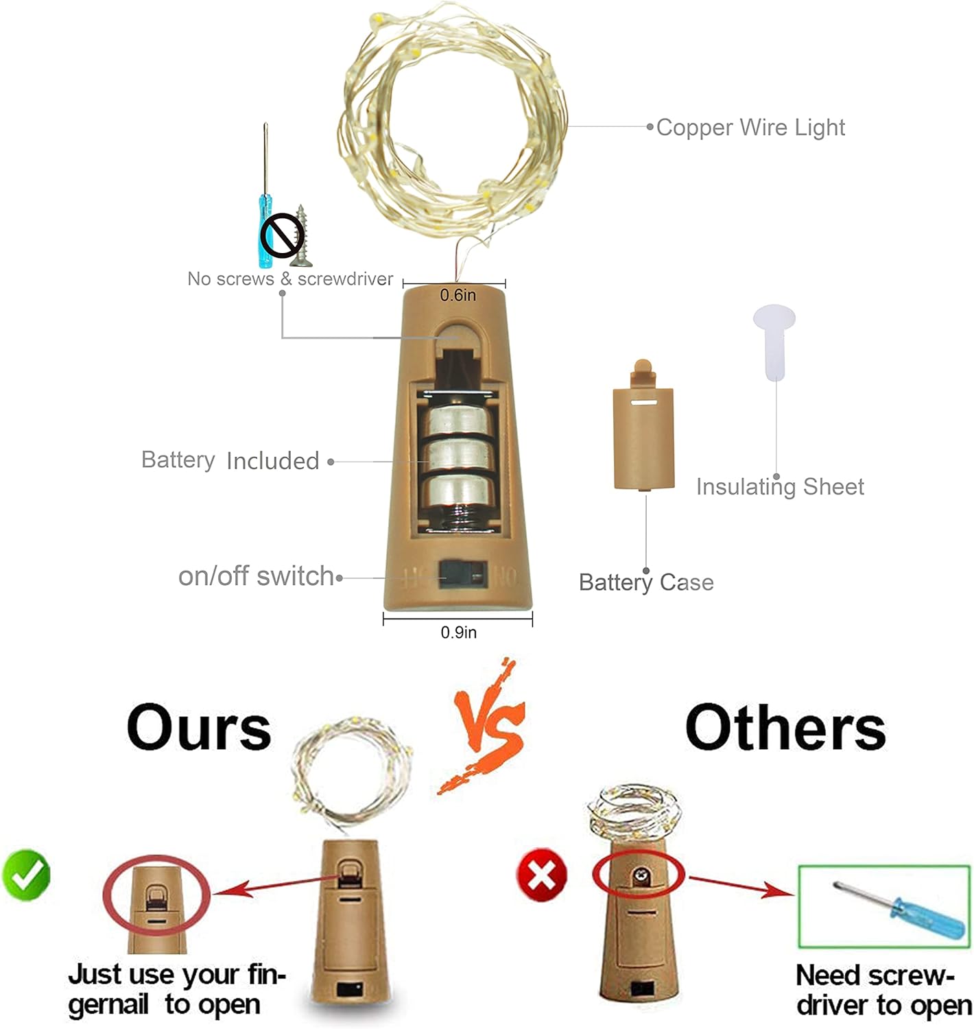 Wine Bottle Lights with Cork, Battery Operated 20 LED Cork Shape Silver Wire Colorful Fairy Mini String Lights(No Bottles) for DIY, Party, Decor, Christmas, Halloween,Wedding (3, Pink)