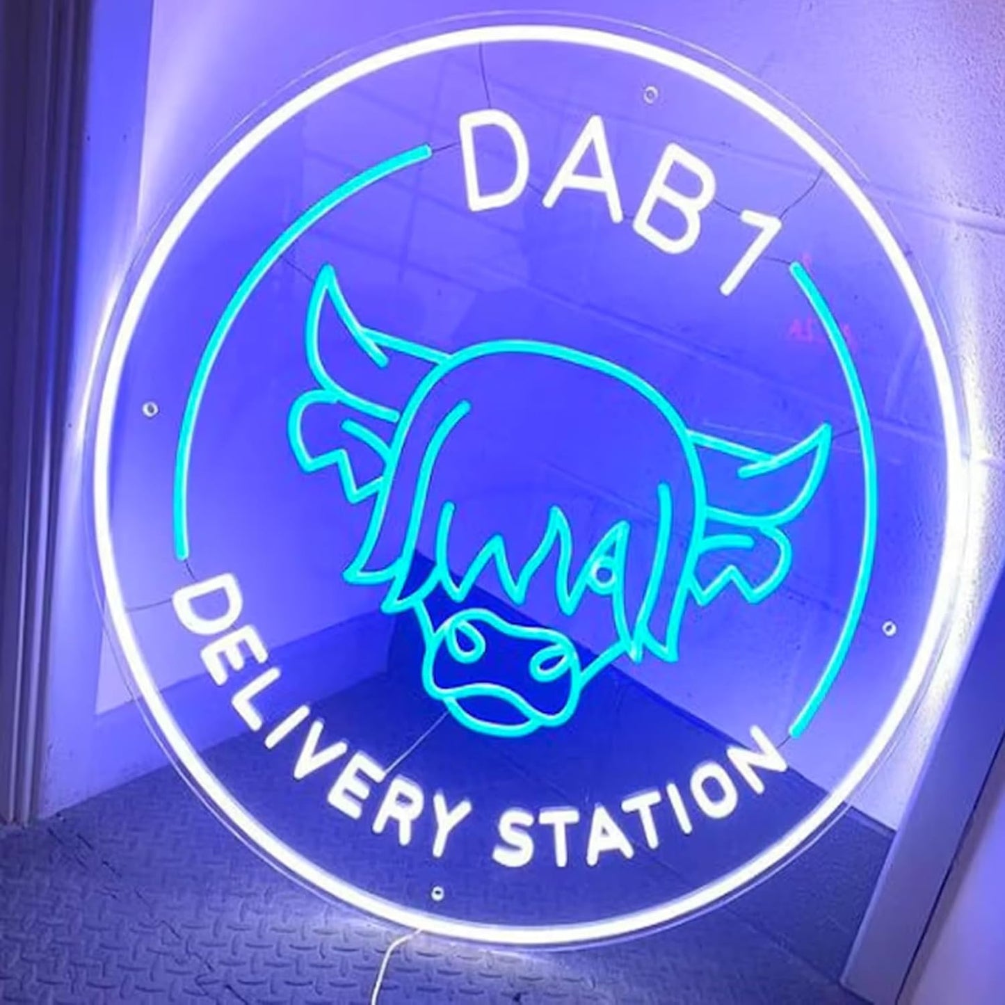 Custom LOGO Neon Sign, Personalized LED Business Logo with UV Printed, Personalized Neon Logo Light Up Sign for Business, Large Dimmable/RGB Customize Picture Logo for Studio Spa Nail Bar Shop Decor