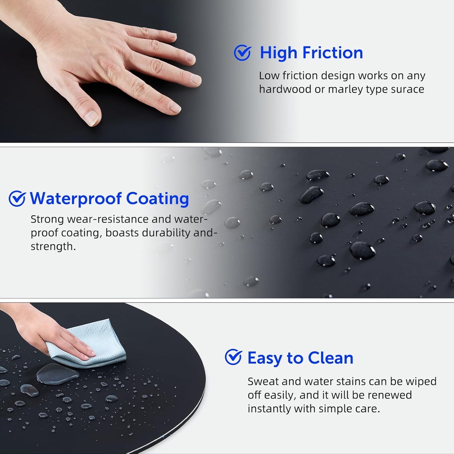 31inch Portable Dance Floor, Tap Dance Floor, Ballet Training Equipment Ideal for Figure Skating Practice Mat,Jazz,Tap Board,Turning Board and Party Dancing for All Ages