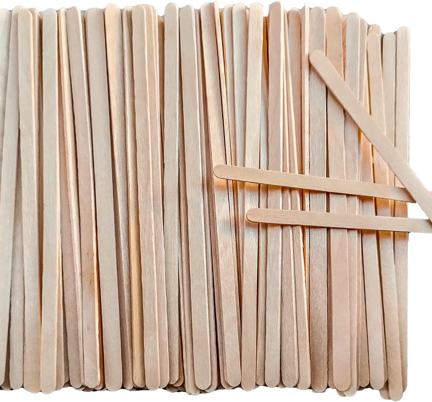 Premium Wooden Coffee Stirrers, 5.5 Inches Stir Stick, Box of 500