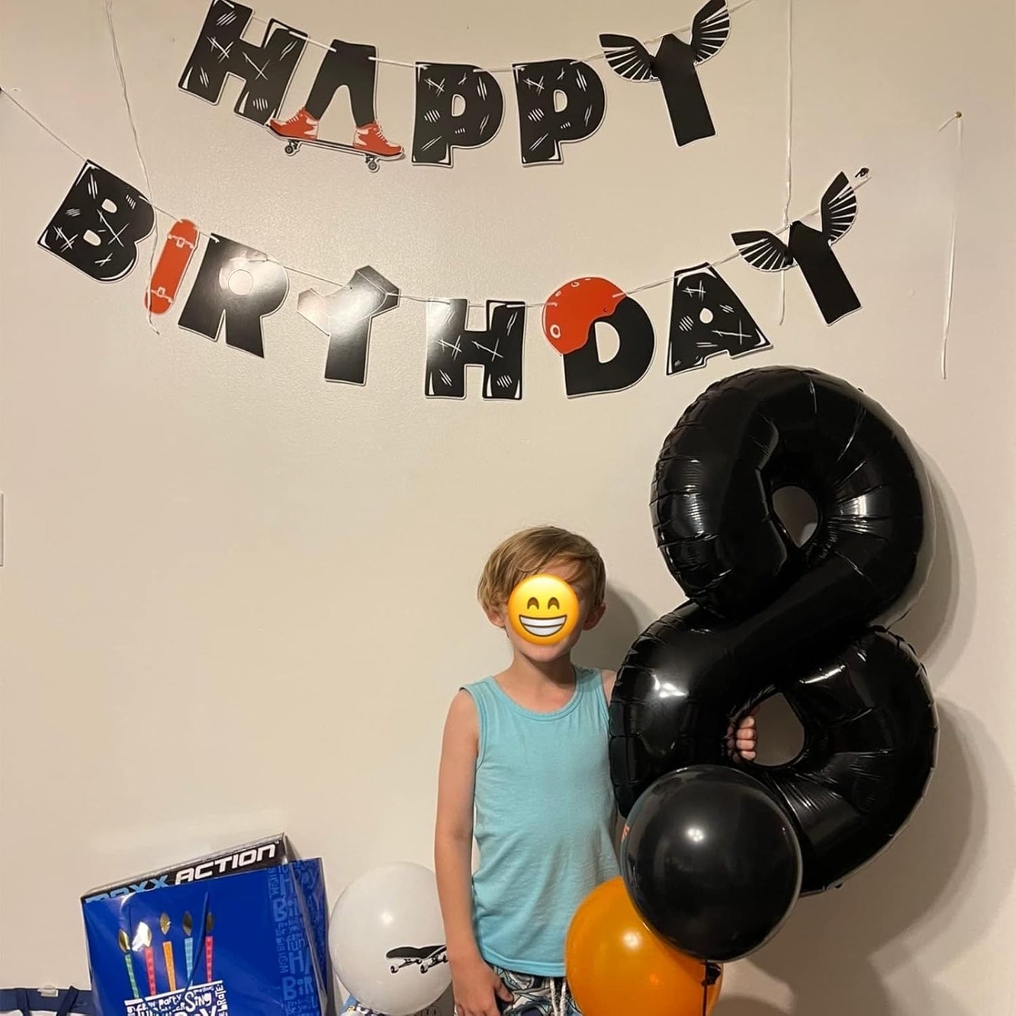 Black Balloon Number 6, 40 Inch Large Self Inflating Foil Number Balloons 0-9, Giant 6 Digital Helium Balloon for 6th 16th Kids Boys 60th Men Birthday Party Anniversary Celebration Decorations