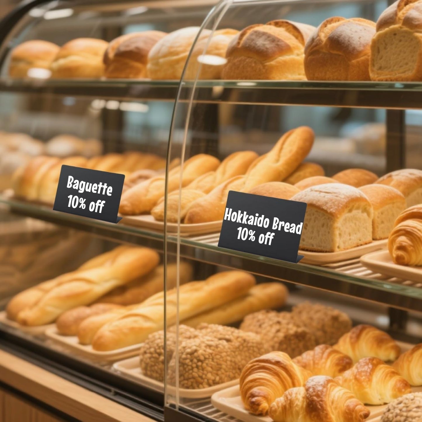 20 Pack Food Labels for Party Buffet - 4"x3" Reusable Chalkboard Buffet Signs for Food Display, Mini Tabletop Chalk Board for Catering Wedding Birthday, with 5 Markers and 85 Labels