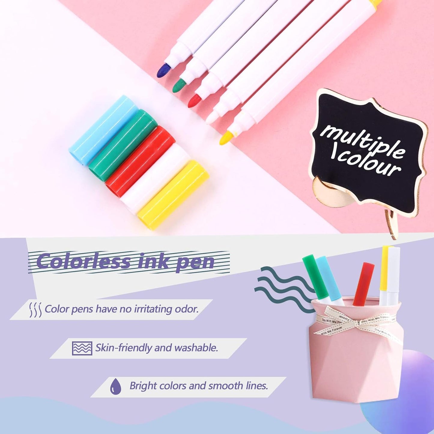 Swpeet 30Pcs Mini Chalkboards Signs with Liquid Chalk Markers and Easel Stand, Clouds Message Board Signs for Weddings Place Cards, Birthday Parties, Table Numbers and Event Decorations