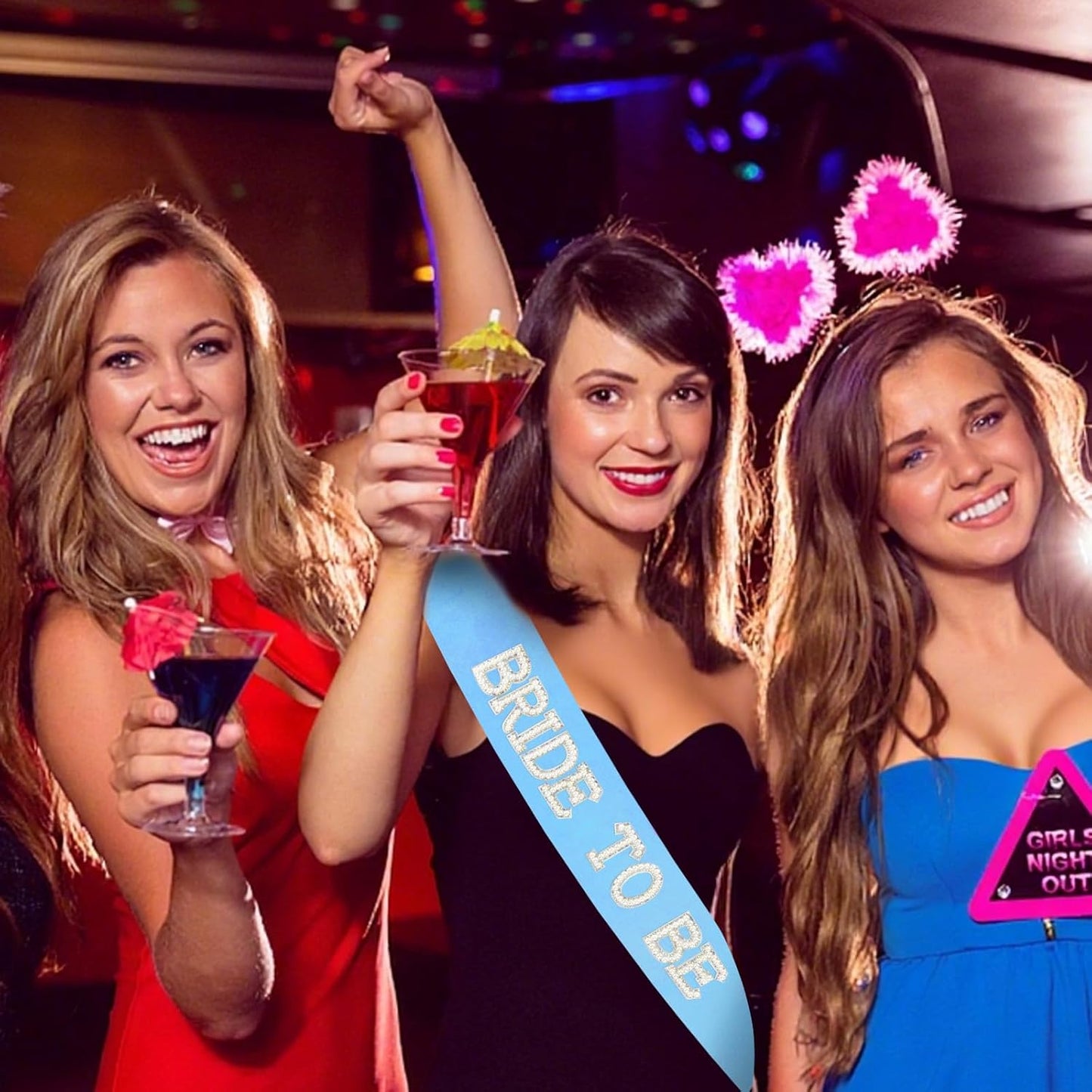 Blue Bride to Be Sash Bride Sash Bachelorette Party Decorations Bridal Shower Engagement Party Decorations