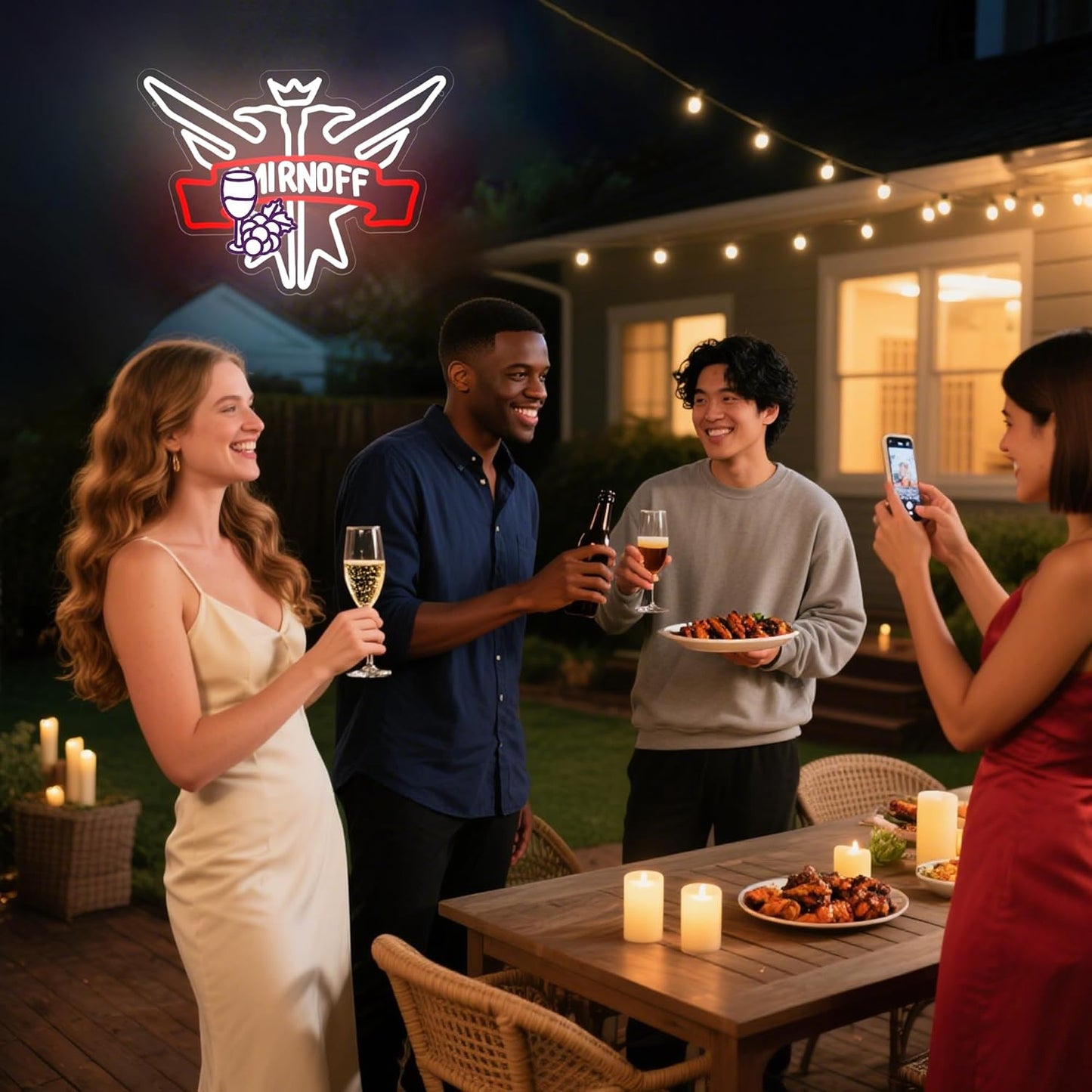 Beer Neon Sign for Wall Decor Bar Signs for Home Bar Lights Beer led Signs for man Vodka LED Light Up Sign for Bedroom Wall Birthday Party Man Cave Club Decor Gifts for men Size16.1 * 12.6in(JTD235)