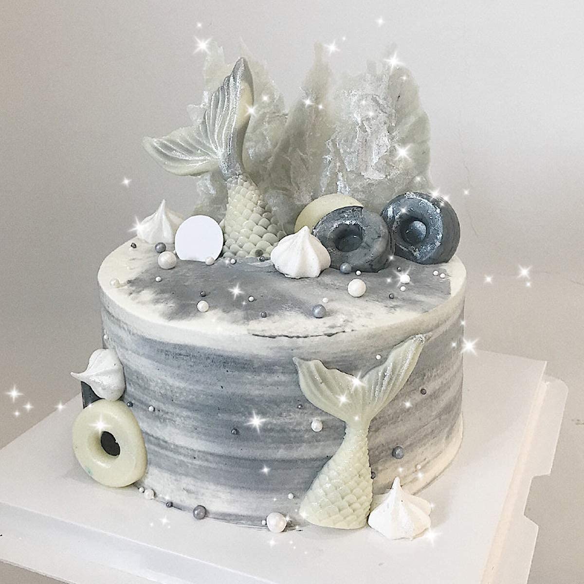 HomeHere Edible Luster Dust Food-Grade Glimmer Powder Glitter for Cake Decorating 7g, Edible Sprinkle Glitter for Cocktails Drinks Baking Candy Dessert Chocolate Vegan Tasteless