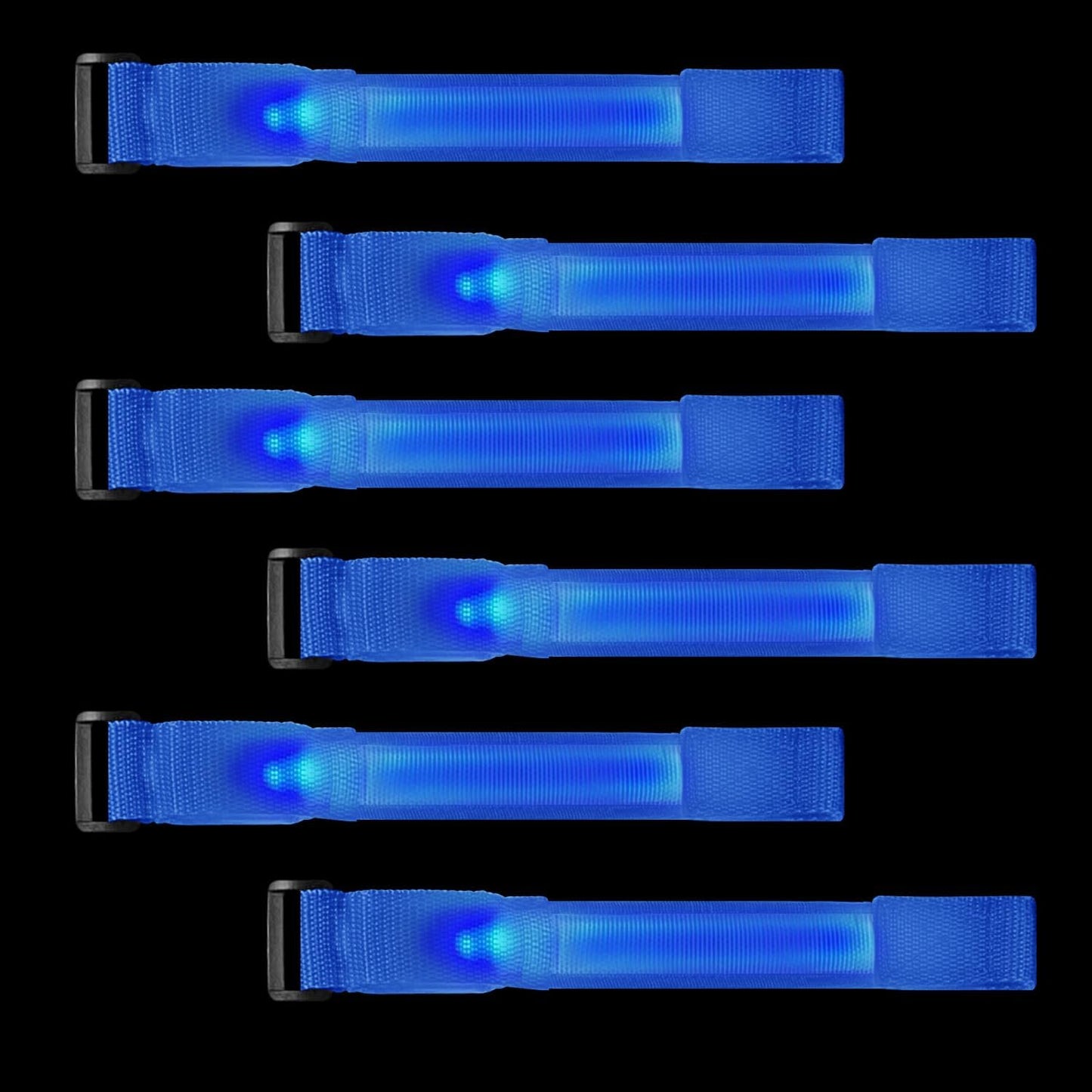 M.best 8pcs LED Light Up Bracelets Glow Flashing Wristbands Glow in The Dark Party Supplies for Wedding, Raves, Concert, Camping,Sporting Events, Party