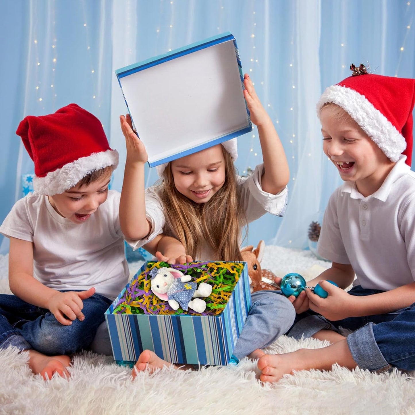 Zankubom 1 LB Mardi Gras Crinkle Cut Paper Shred Filler Great for Gift Wrapping, Basket Fillers, Birthday, Gift Wrapping, Mardi Gras, Party Decor Filling Supplies Golden Green Purple