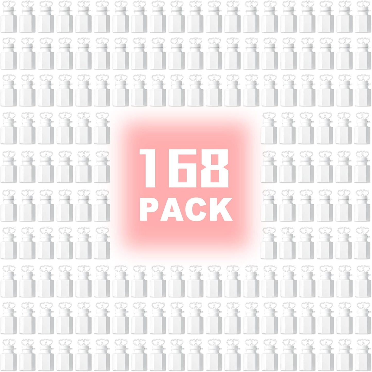 INSCRAFT 168 Pack Wedding Bubble,Bulk Party Favor for Wedding, Anniversary, Engagement, Bridal, Celebration, Valentine’s Day, Family Reunion, Gift for Couple Boy Girl
