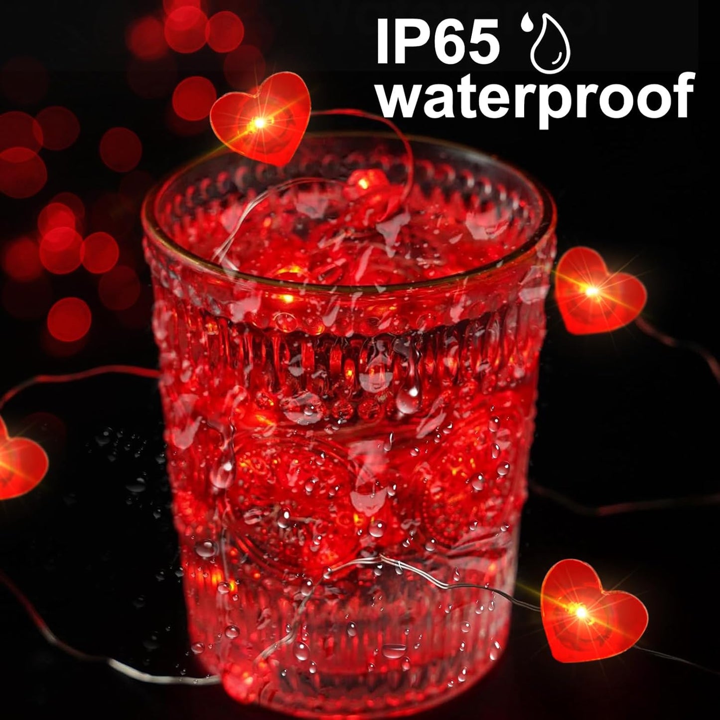 pozzolanas 2 Pack Led Fairy Lights Battery Operated String Lights, 7 ft 20 LED Waterproof Firefly Light on Silver Wire for Home Party Wedding Christmas Decorations