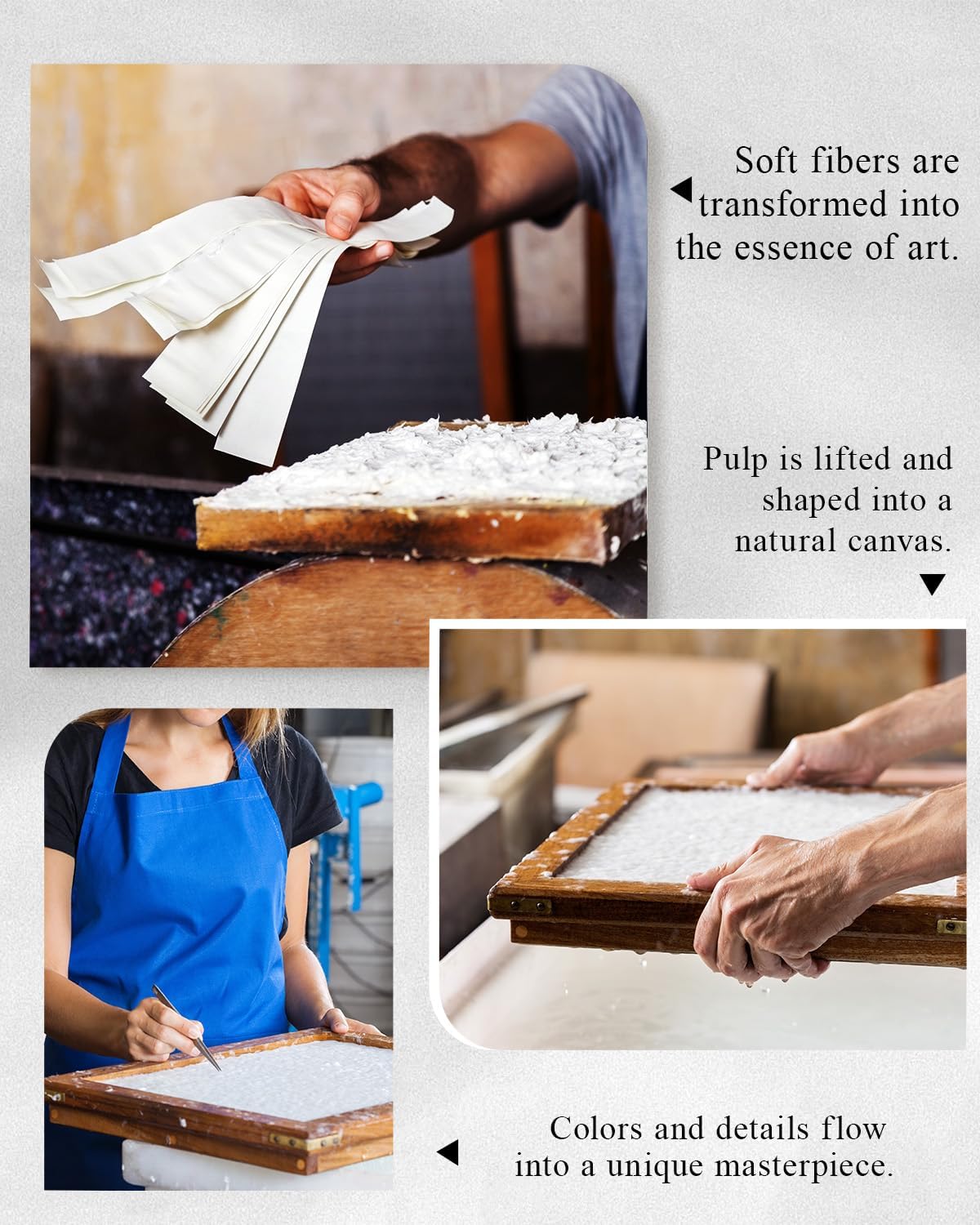 VIYYIEA Framed 3D Textured Wall Art, Handmade Paper Artwork,12x16inch, Modern Minimalist Neutral Beige Decor for Living Room Bedroom Shelf, River Abstract Picture