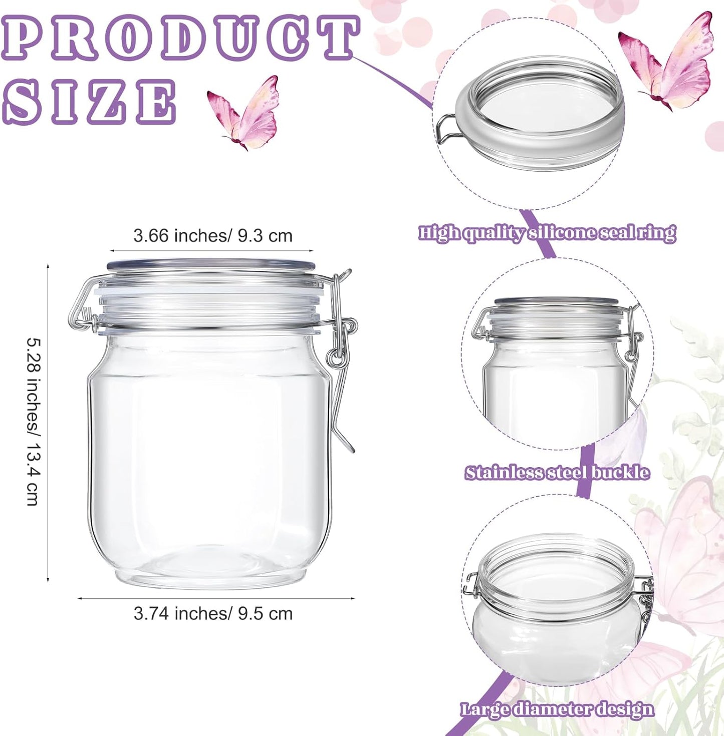 Roowest Baby Shower to Baby Advice Cards for New Parents to Be - Tip Jar Sign for New Parents 60 Parenting Advice Cards 10 HB Pencils 2 Cute Stickers 1 Pet Bottle for Guests Games(Butterfly)