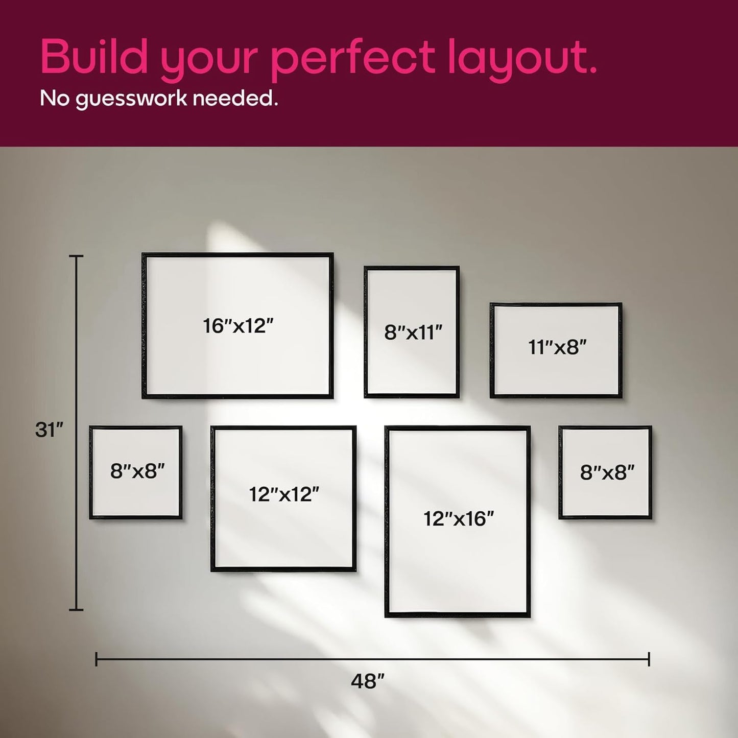 Mixtiles Official - Custom Photo Tiles - Personalized Printed Photos - Magnetic Wall Frames - Adhesive Sticker, No Nails - Various Sizes and Frames - wild-visual-7-Tile - Frameless