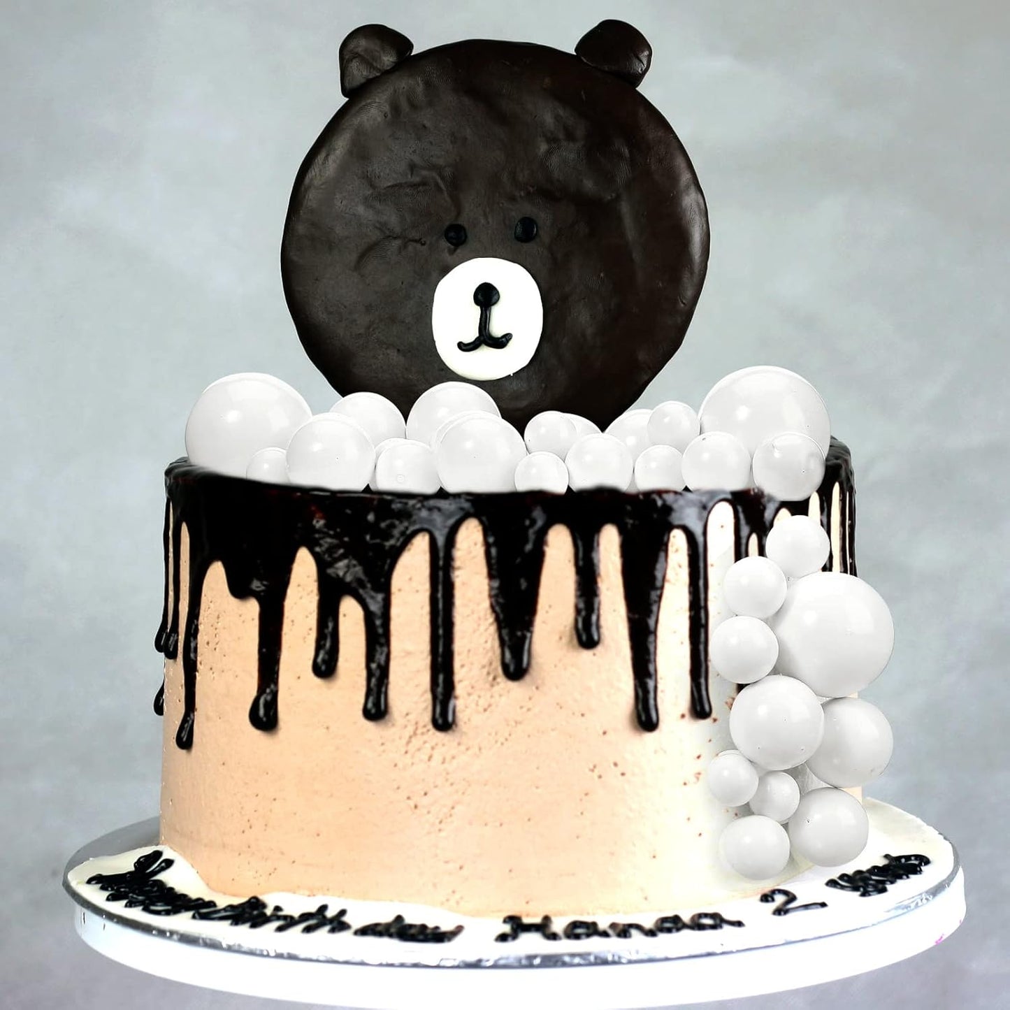 108 Pcs Balls Cake Topper DIY Cupcake Insert Foam Balloons for Cake Baking Wedding Anniversary Birthday Decoration(White,Multi Sizes)