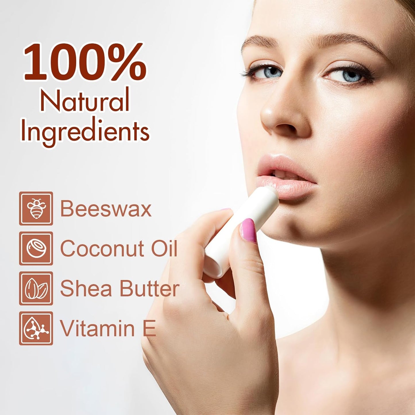 350 Pack Lip Balm Unlabeled, Natural Lip Balm Bulk Blank Tube, Personalized Lip Balms for Party Favors Adults and Bridal Shower Favors or Baby Shower Gifts-7 Flavors