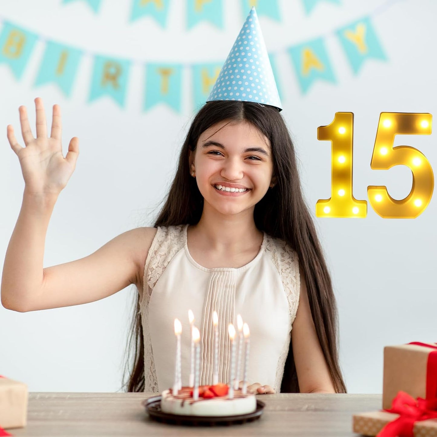 15th Birthday Decorations For Girls and Boys,15 Light Up Numbers Quinceanera Decorations,Numero 15 Decoracion Para Quinceanera,Centros De Mesa De 15 Anos,Arreglos De Mesa Para 15 Anos