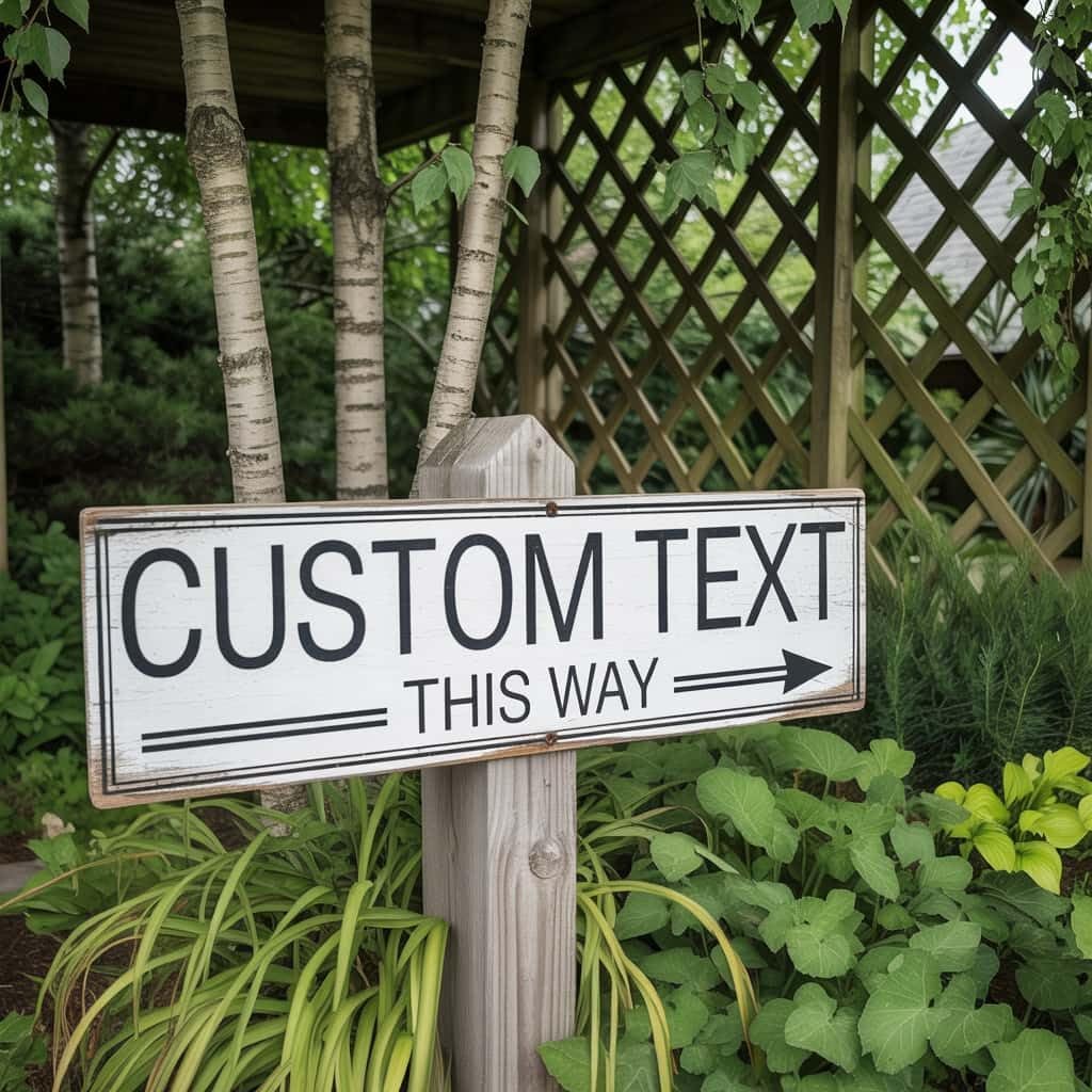 Custom Signs Outdoor Metal, Personalized Street Sign for Home Bar Wall Decor, 6x24 Inches, Indoor/Outdoor Use, Fade Resistant .040 Aluminum