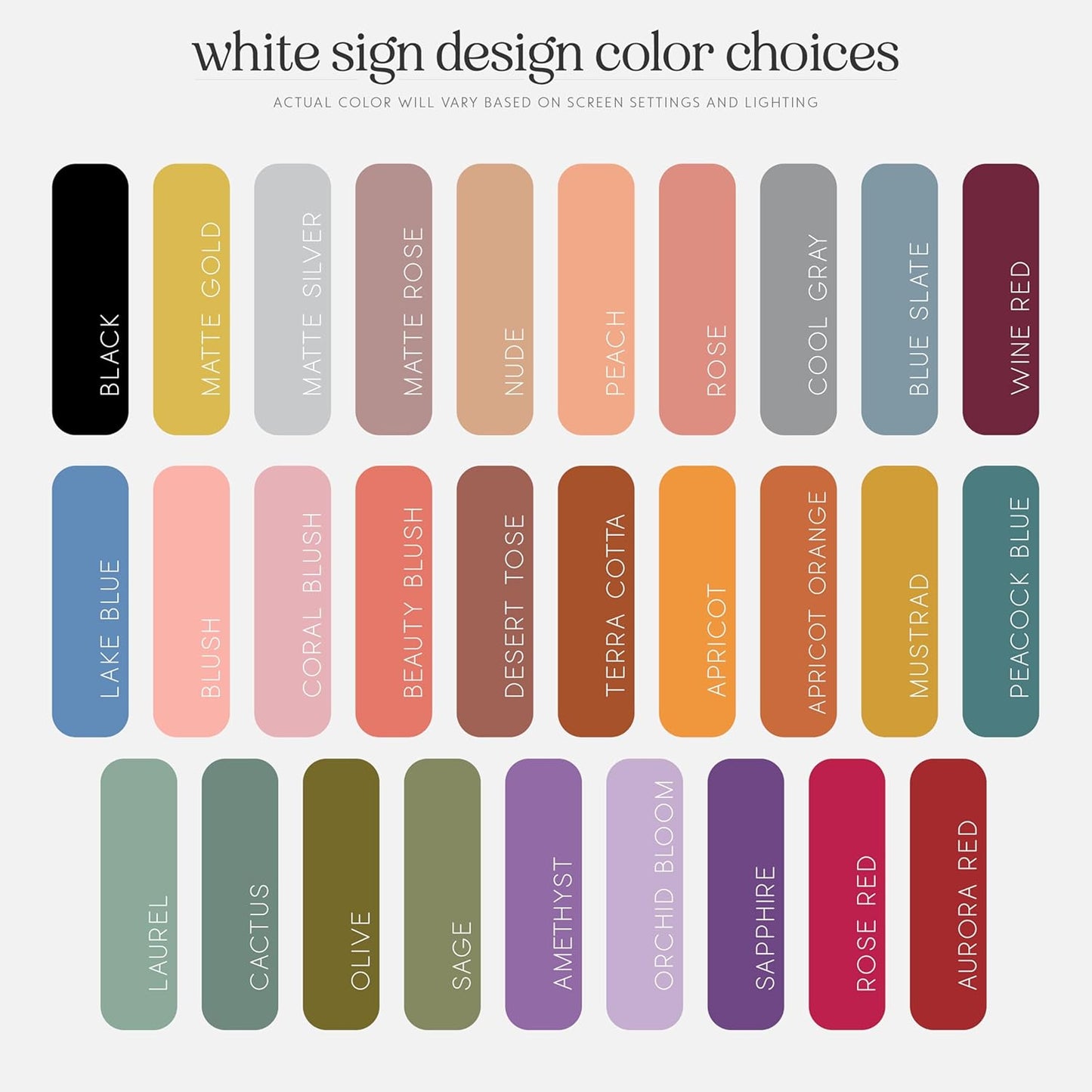 Personalized Wedding Welcome Sign, Customized White Acrylic Sign for Wedding, 3 Optional Sizes, 29 Design Colors - Wedding Plaque for Welcome Sign, Customizable Wedding Décor