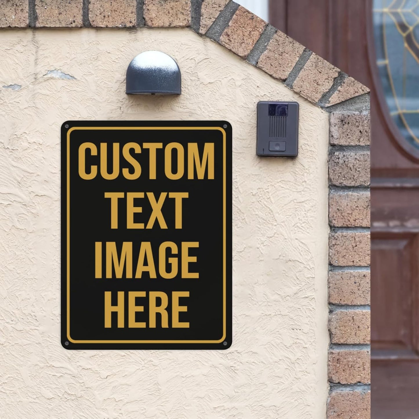 Custom Signs Outdoor Metal Sign Custom Sign Outdor Indoor Personalized Signs Make Your Own Sign With Text Image Logo For Office Business Workplace Home Bar Indoor Outdoor Use 18"x12"