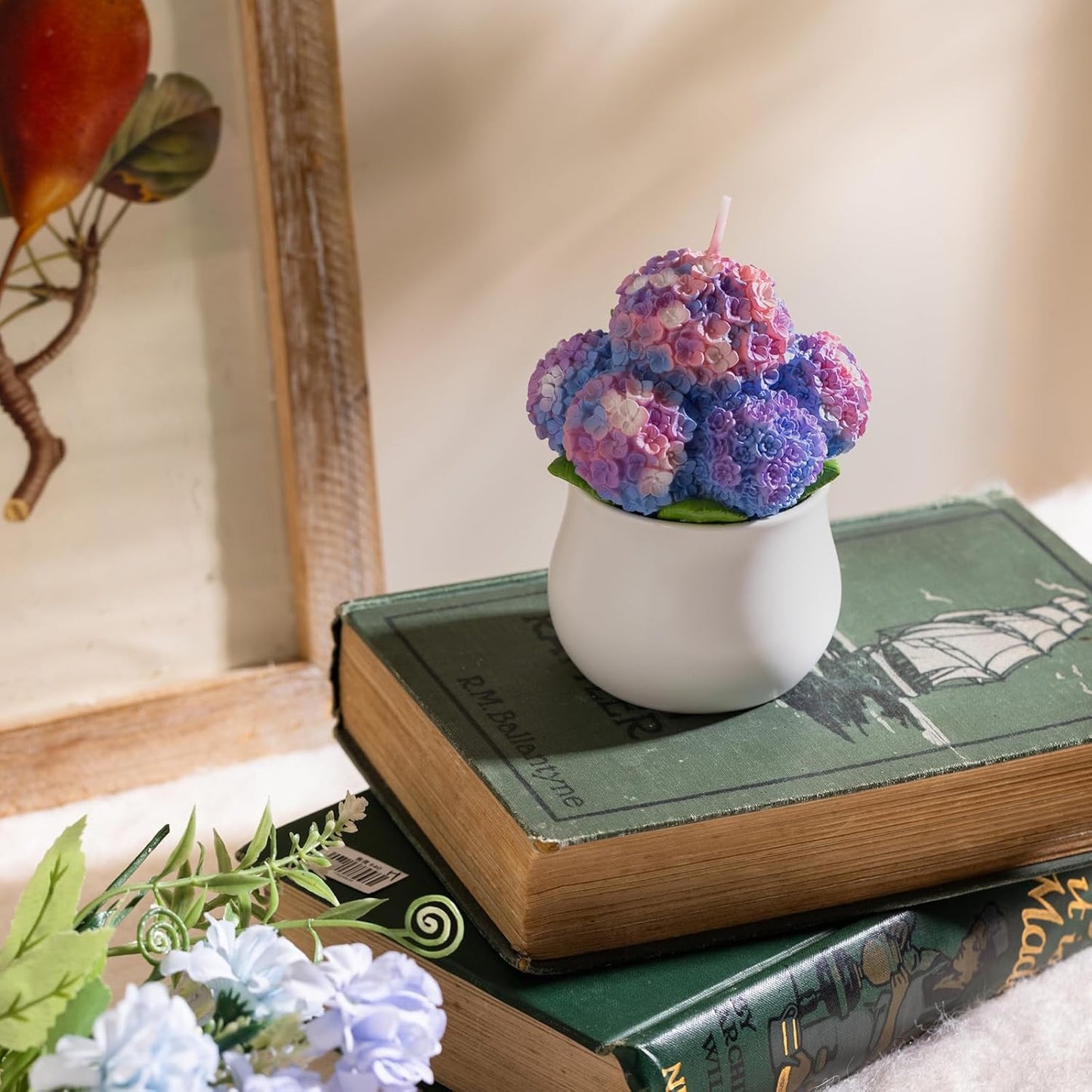 Hydrangea Potting Scented Candle Home Decora for Mother's Day