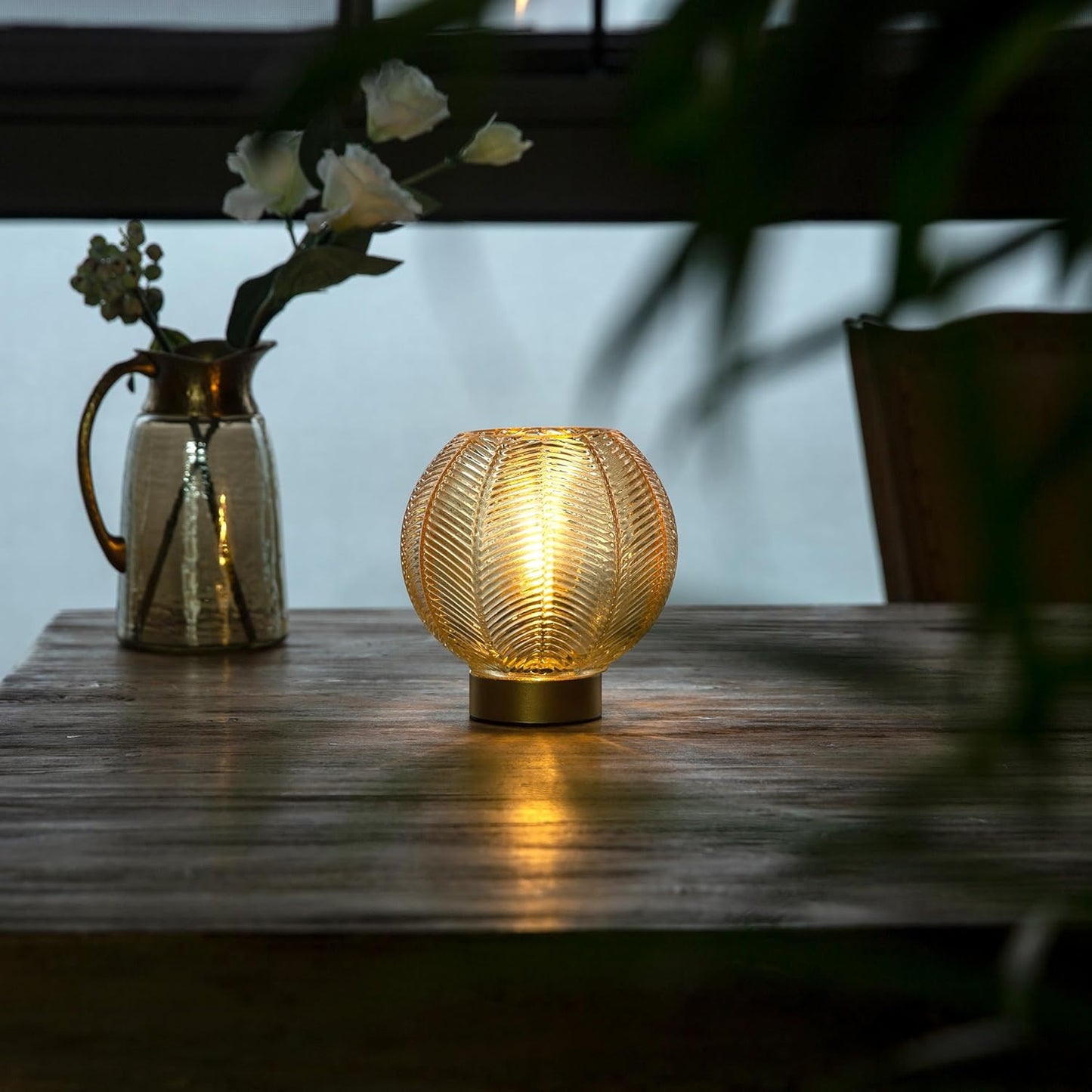 Battery Operated Lamp with Timer, Table Lamp Small Cordless Lamp Battery Powered, Decorative Table Lamps for Living Room Bedside Kitchen Bath Room-Gold