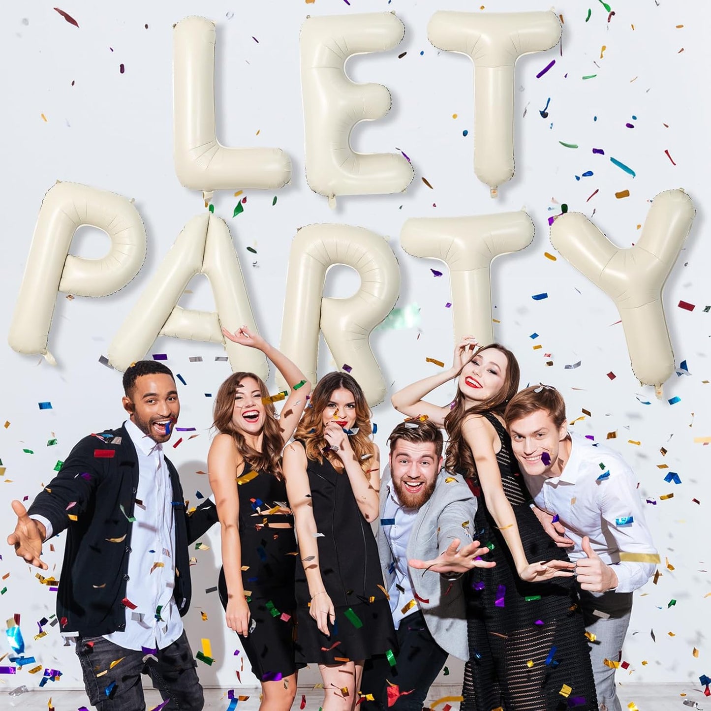 Cream Y Letter Balloons, 40 Inch Alphabet Foil Name Beige Balloon, Large Self Inflating Balloon Letters Y, White Sand Mylar Helium Custom Letter Balloon for Girls Birthday Party Baby Shower Decoration