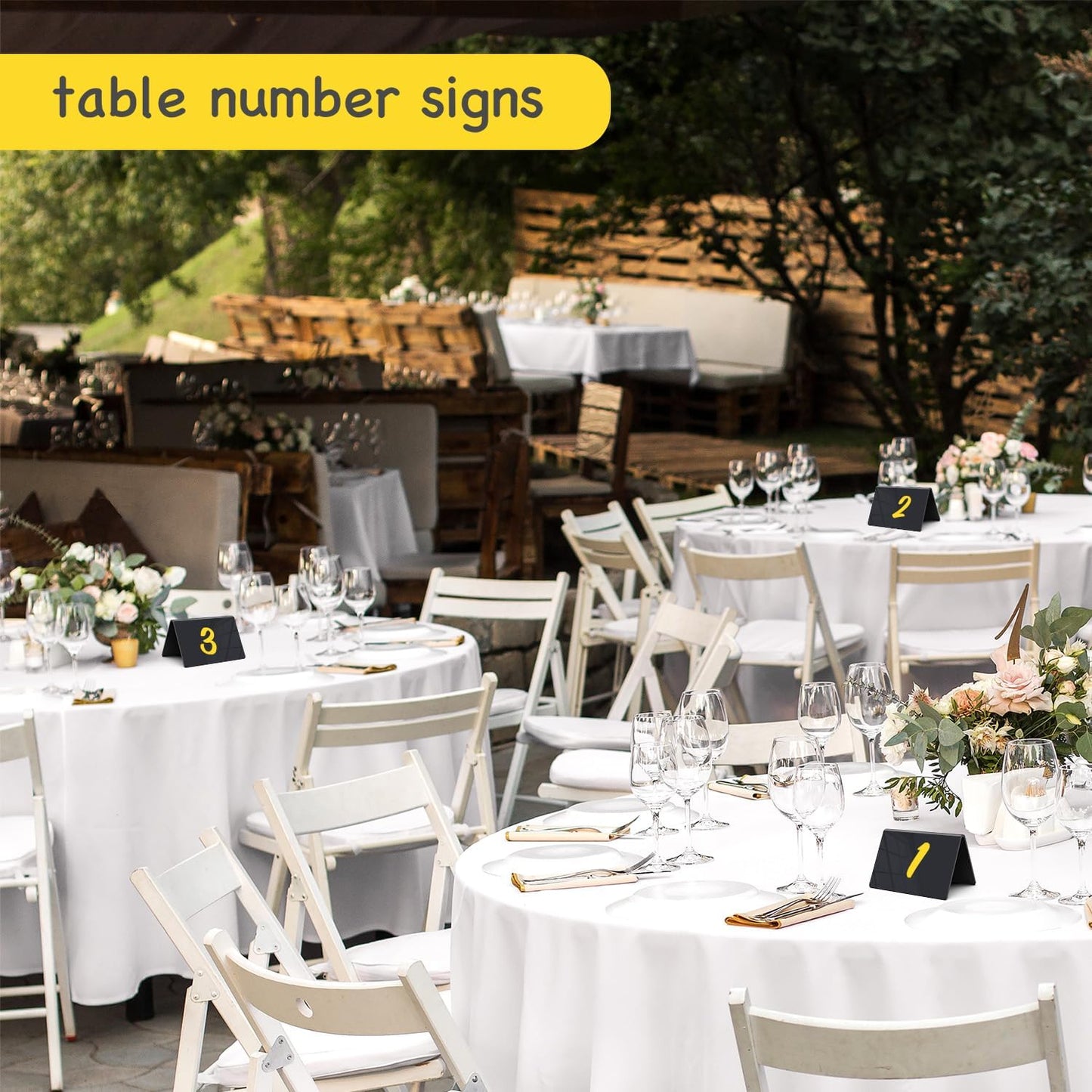 PigPotParty Acrylic Mini Chalkboard Signs for Food, 12 Pcs 4"x3" Small Food Labels for Party Buffet, Glossy Black Table Place Cards for Wedding, Elegant Event Decorations, w/ 2 Wet Erase Markers