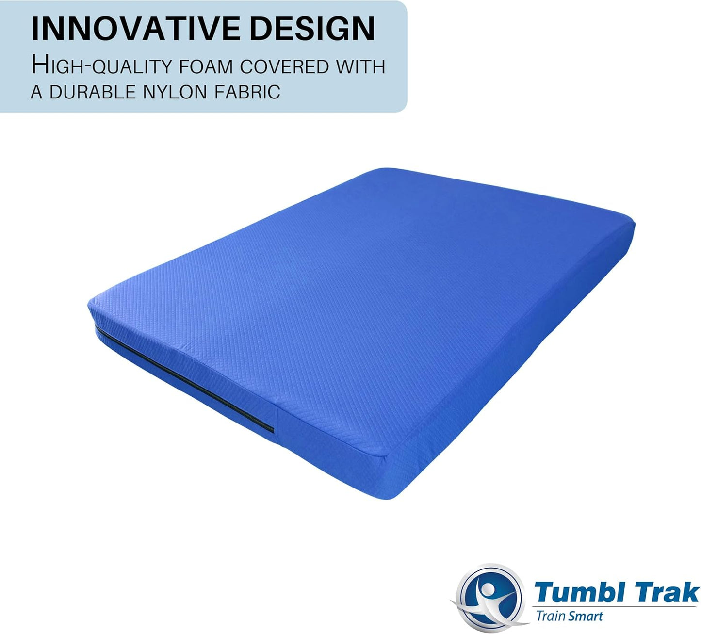 Tumbl Trak Home Practice Mat, 4 ft x 6 ft x 6 in, Soft Pillow Mat, Thick Gymnastics Landing Mat for Home