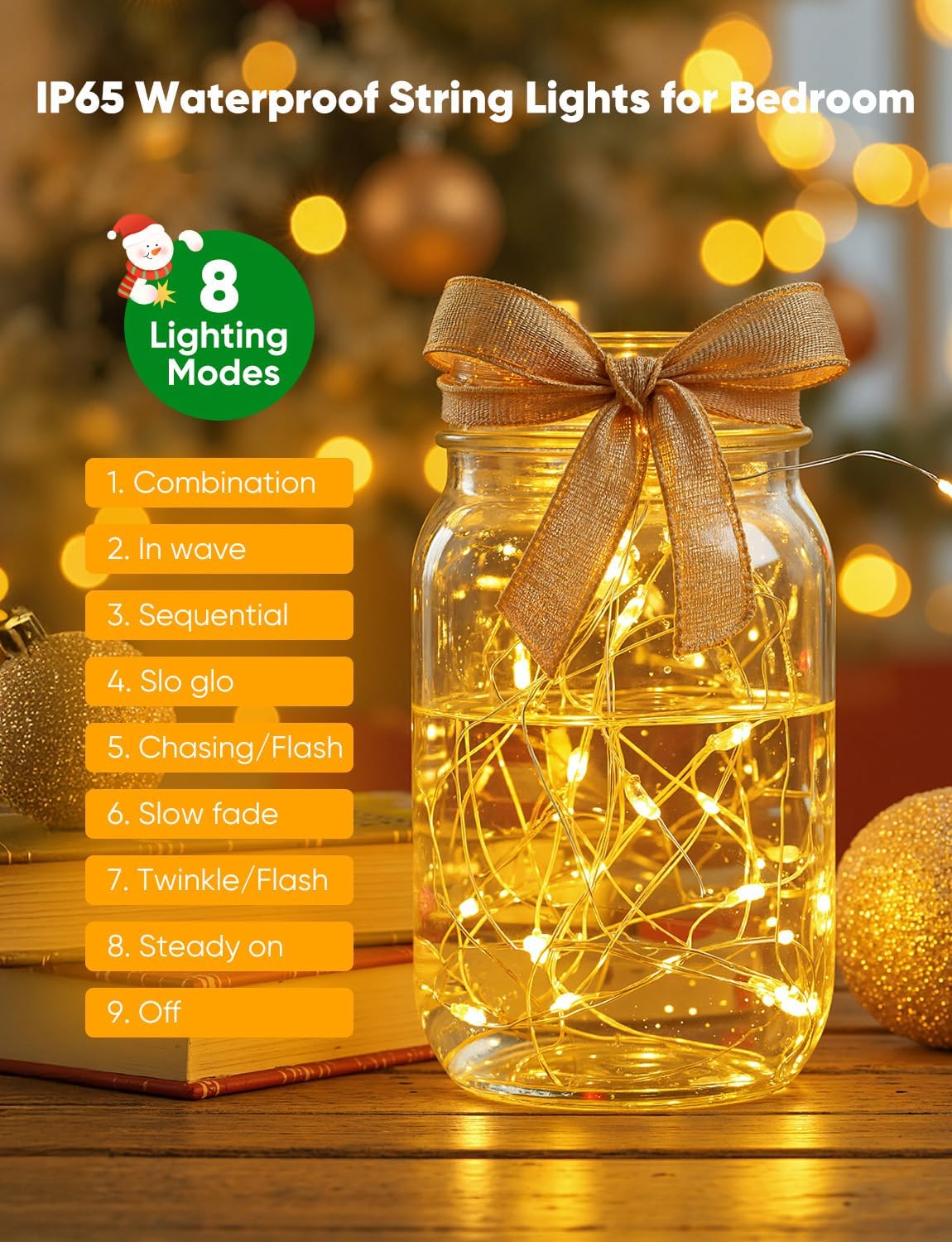 Minetom 12 Pack Fairy Lights Battery Operated String Lights, 8 Modes & Timer, 7ft 20LED 6 Colors Waterproof Silver Wire Twinkle Lights, Firefly Starry Moon Lights for Mason Jars DIY Christmas Wedding