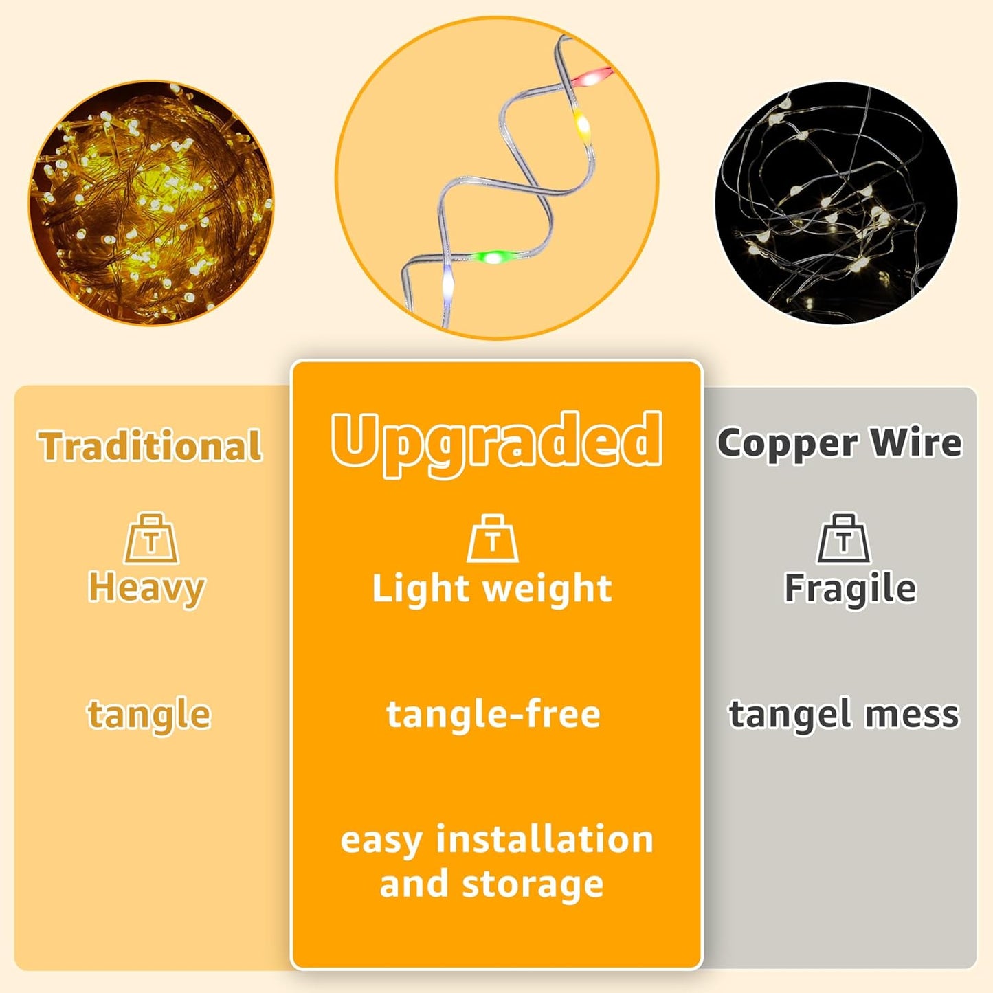 Ollny Curtain Lights 300 LED 9.8FT x 9.8FT, Connectable IP67 Waterproof Outdoor Christmas Curtain Lights with Remote, Plug-in Untangle Fairy Lights with 8 Modes&Timers for House Decor(Multicolored)