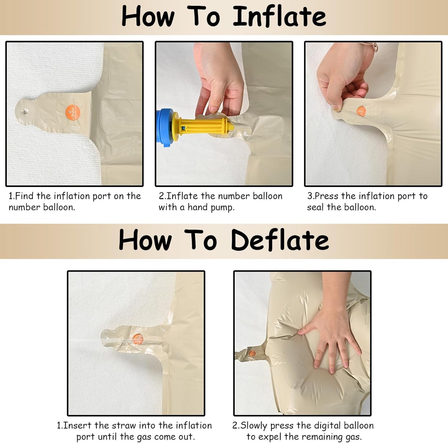 40 Inch Letter Balloons L, Big Custom A-Z Alphabet Foil Name Balloon Cream White, Self Inflating Beige Customize Helium Balloon Letters L for Women Girls Birthday Bride Baby Shower Party Decorations