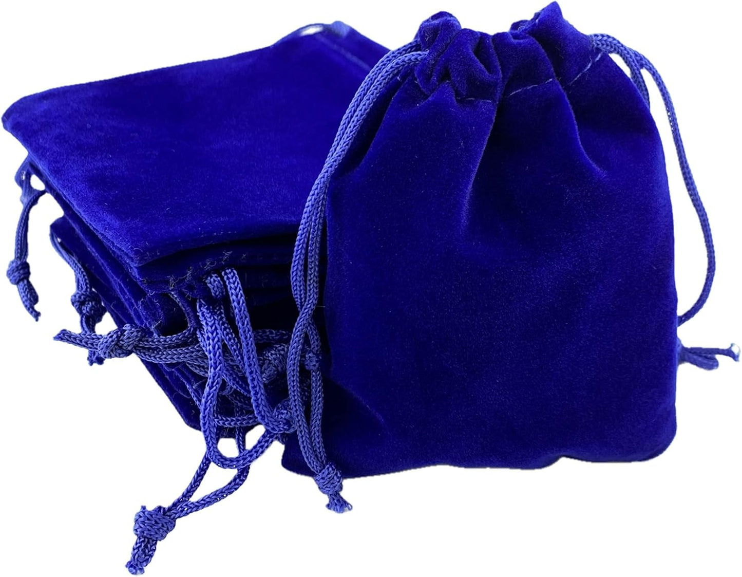 Palmhomee Pack of 48 3x4 Inch Velvet Drawstring Bags Gift Bag Velvet Pouch For Jewelry Wedding and Party Favor (Mixed Colors)