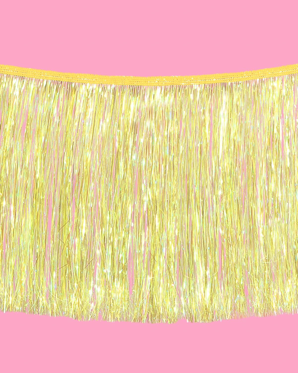 xo, Fetti Yellow Fringe Banner - 5 Ft. | Groovy Bachelorette Party Decorations, Pastel Preppy Birthday Party Decor, Smiley Baby Shower Supplies, Photo Booth Backdrop, HBD