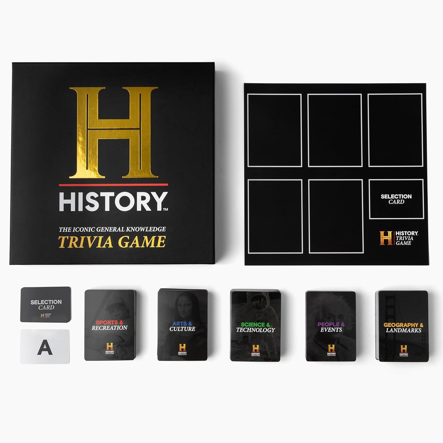 HISTORY Channel Trivia Game - 2000+ Fun General Knowledge Questions for Adults, Family and Teens in The Pursuit of Trivial Knowledge - Perfect Super Trivia for Board & Card Games Night with your Group