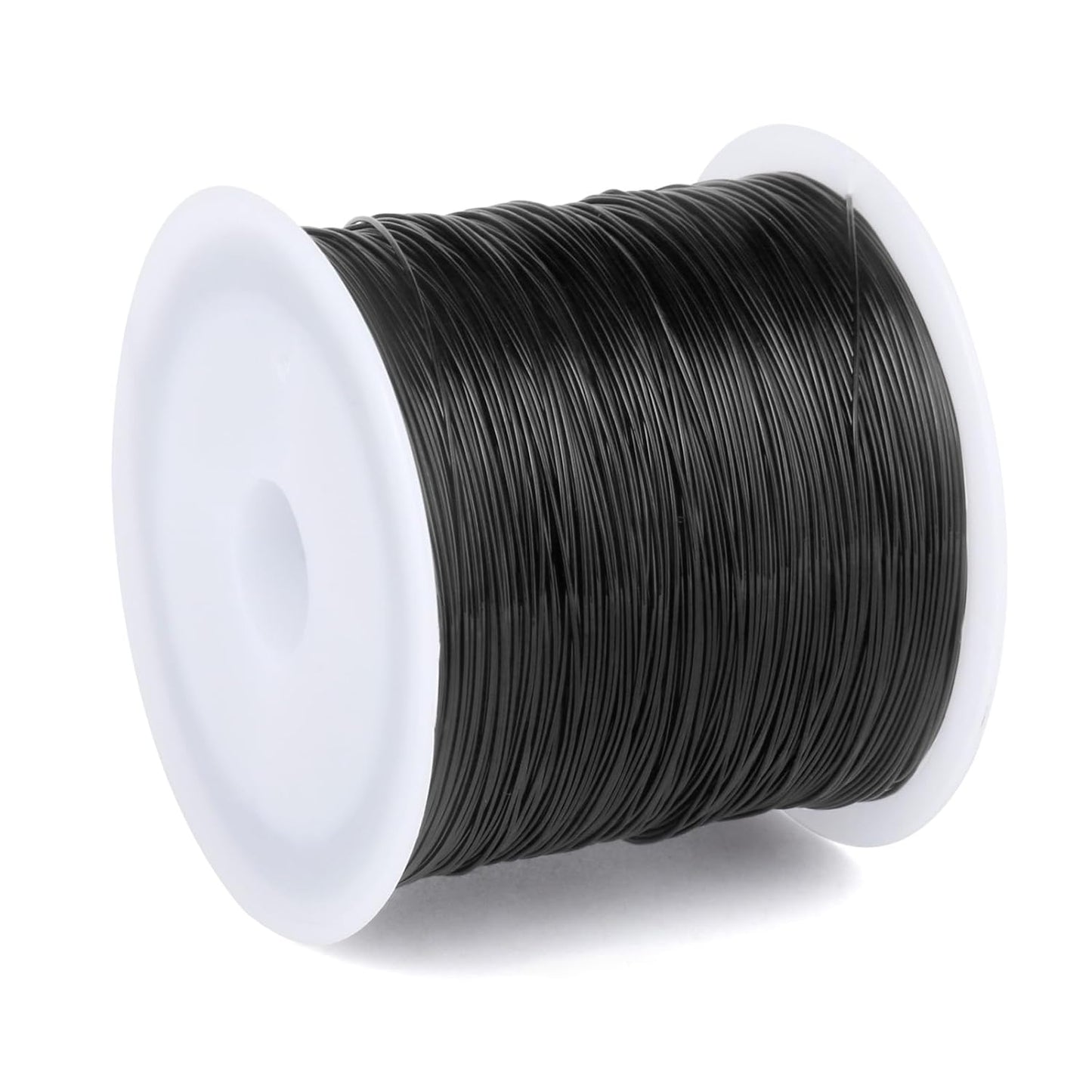 262FT Jewelry Wire 24 Gauge Tarnish-Resistant Copper Beading Wires Roll Bulk for DIY Crafts Jewelry Making, Black Wire