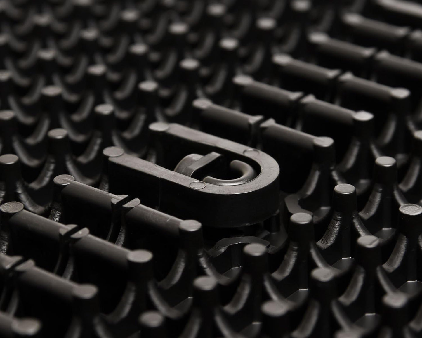 Big Floors 3X3LUXBLAKFLOOR Modular Interlocking Lightweight Plastic Dance Floor Kit (3' x 3'), Luxury Black, 21 Piece