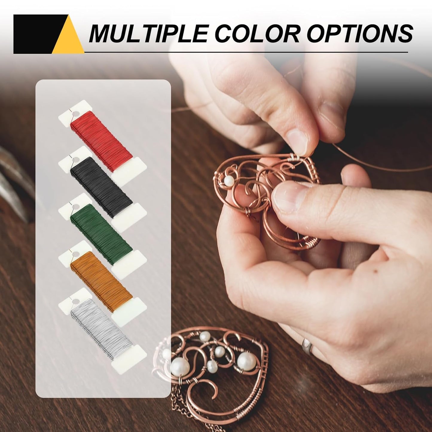 MECCANIXITY 114 Yards/345 Feet Metal Floral Wire 21 Gauge Black Flexible Paddle Thin Floral Wires for Craft, Christmas Wreath, Flower Arrangement, Wedding, Total 3 Roll