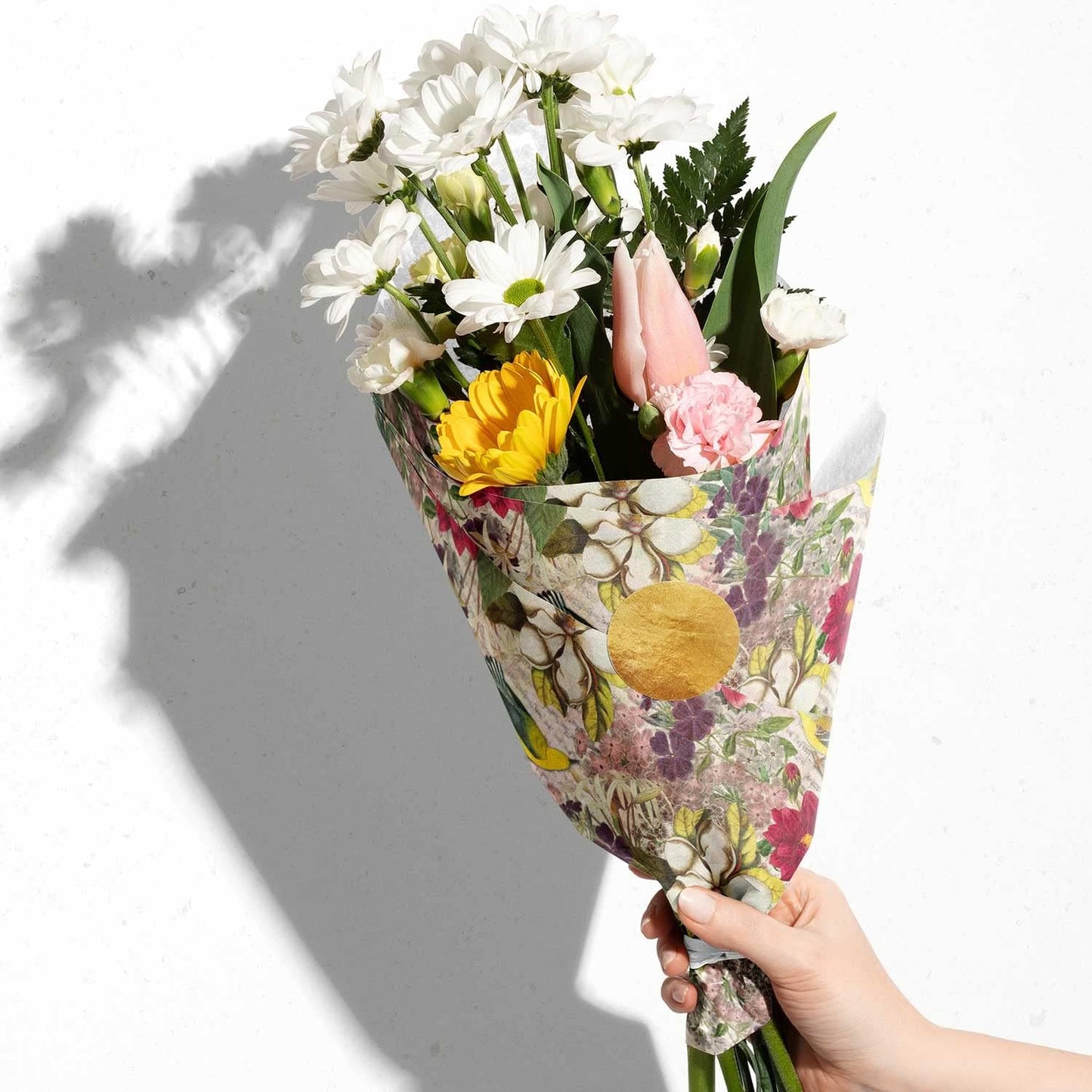 Colors of Rainbow - Botanic - 12 Sheets, 20 inch X 29 inch - Italian Print Tissue Paper for Decoupage Gift Basket Gift Bag Party Crafts (Botanic)