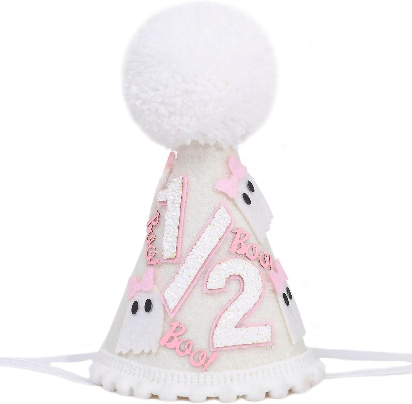 WAOUH Half Birthday Hat - Bow Cake Smash Crown for 6 Month Baby, Mini Photo Prop