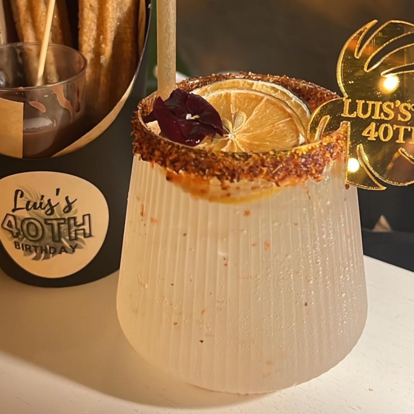 40 count Origami Ripple Unbreakable Stemless Plastic Wine Champagne Whiskey Glasses Elegant Durable Disposable Indoor Outdoor Ideal for Home, Office, Bars, Wedding, Ribbed 12 Ounce Cups (Gold Rim)